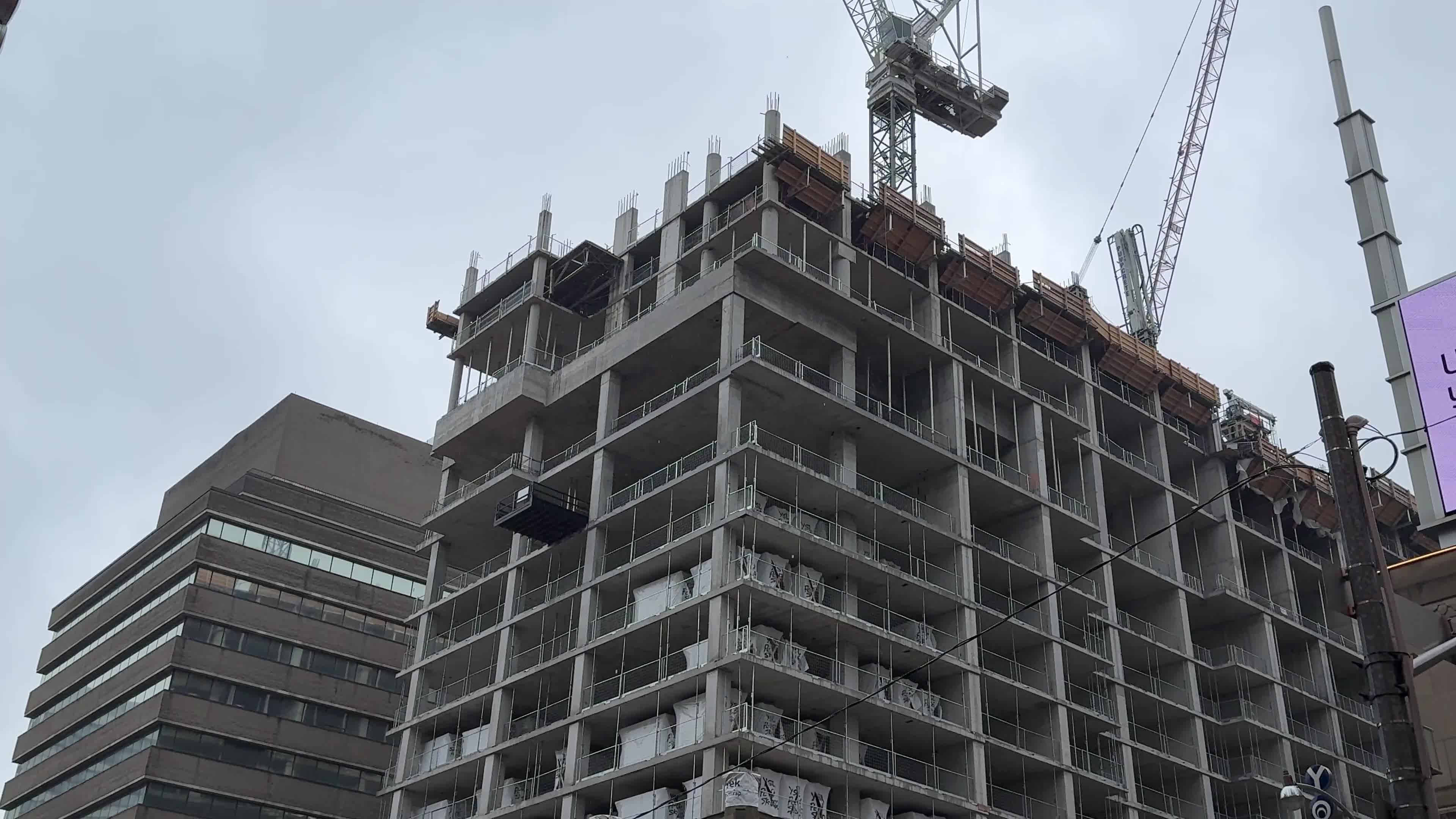 Construction Site In Toronto, Canada