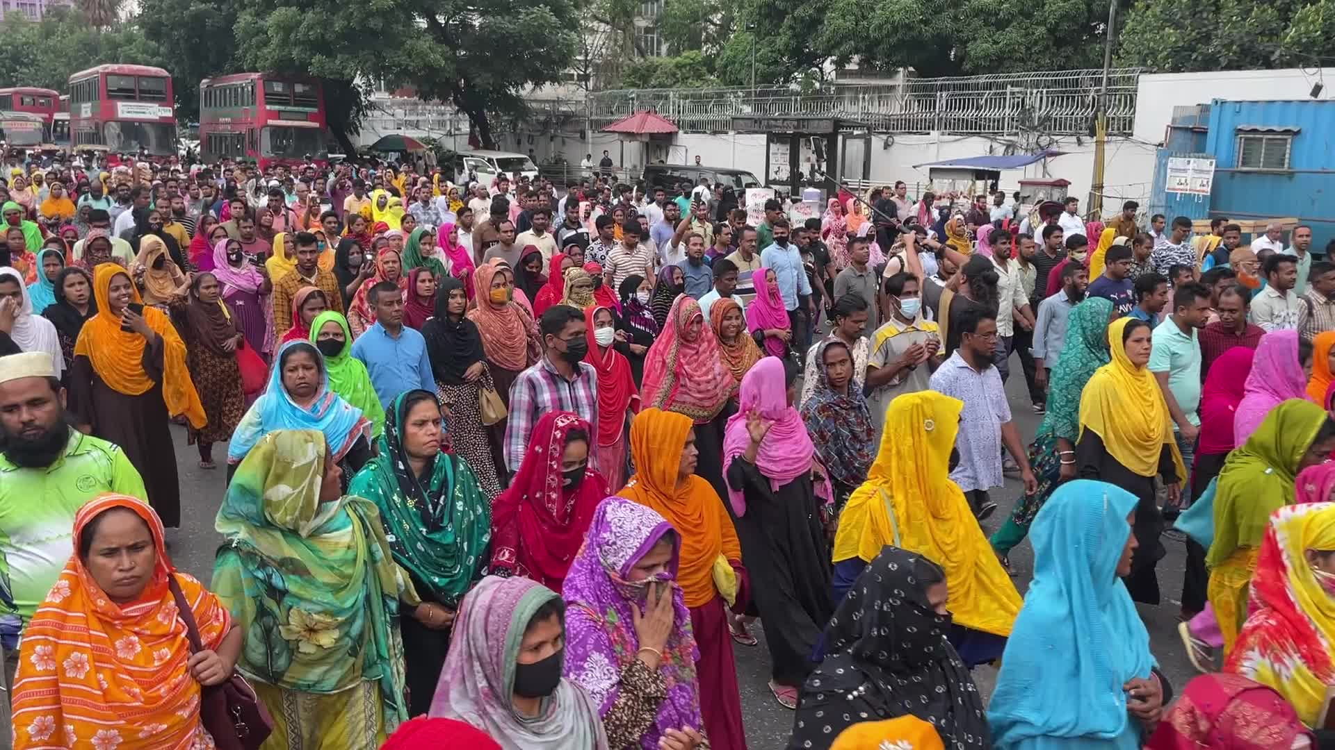 RMG Protest In Dhaka
