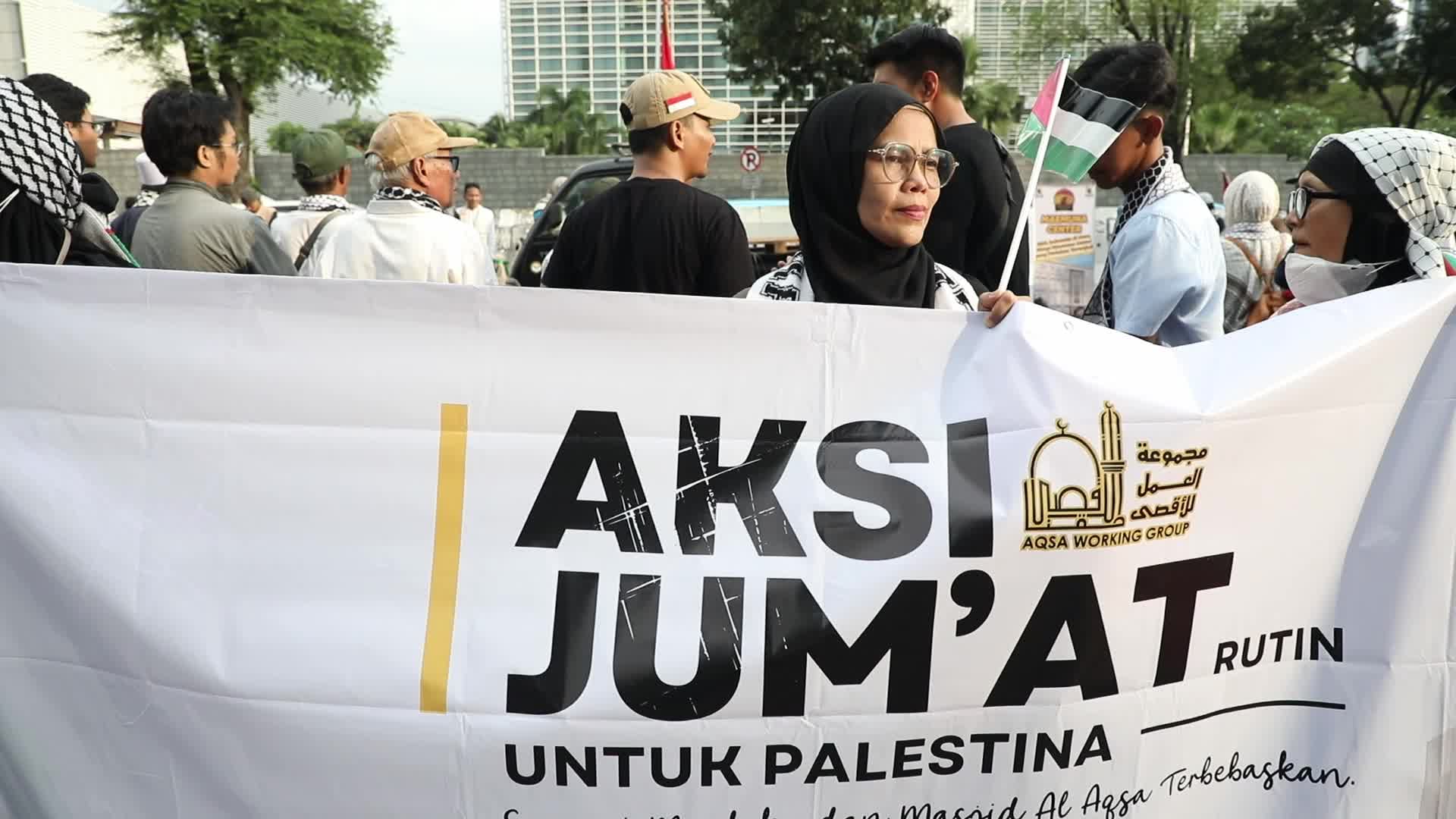 Demo For Palestine in Jakarta, Indonesia