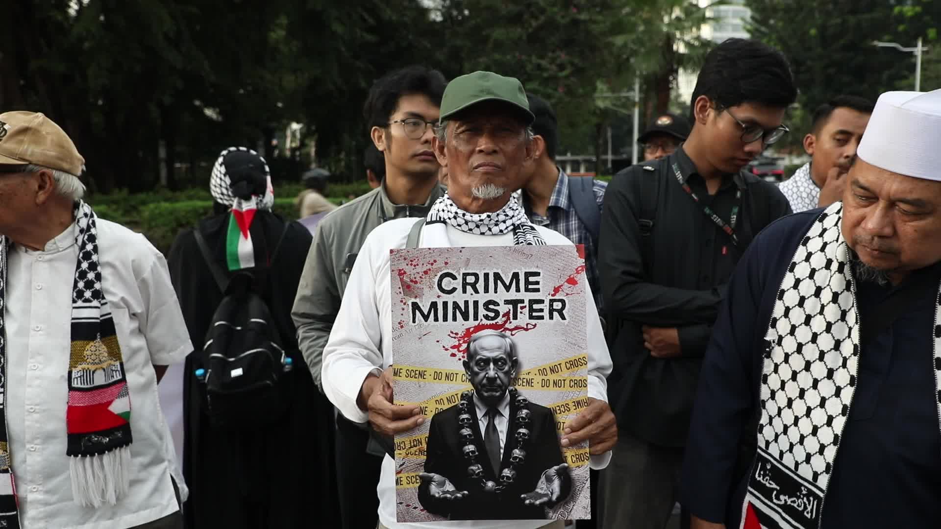 Demo For Palestine in Jakarta, Indonesia