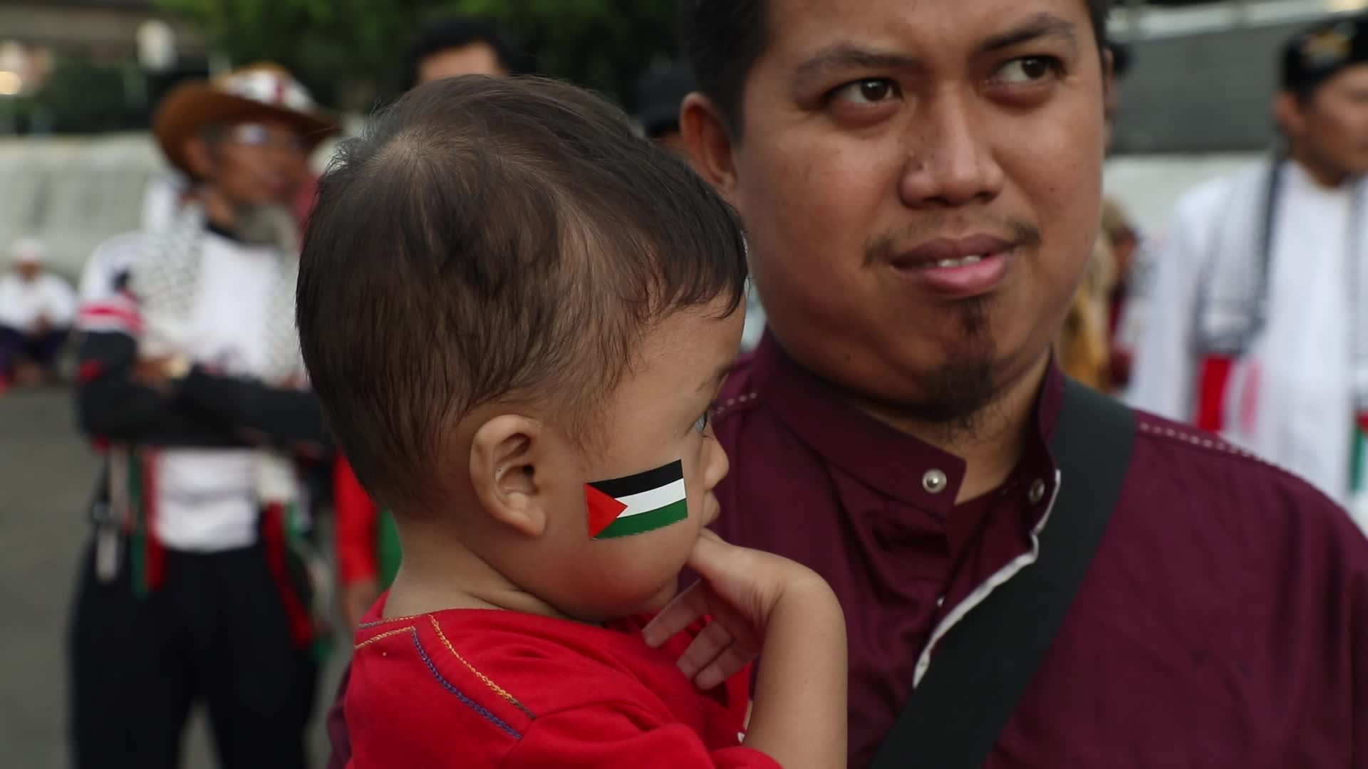 Demo For Palestine in Jakarta, Indonesia
