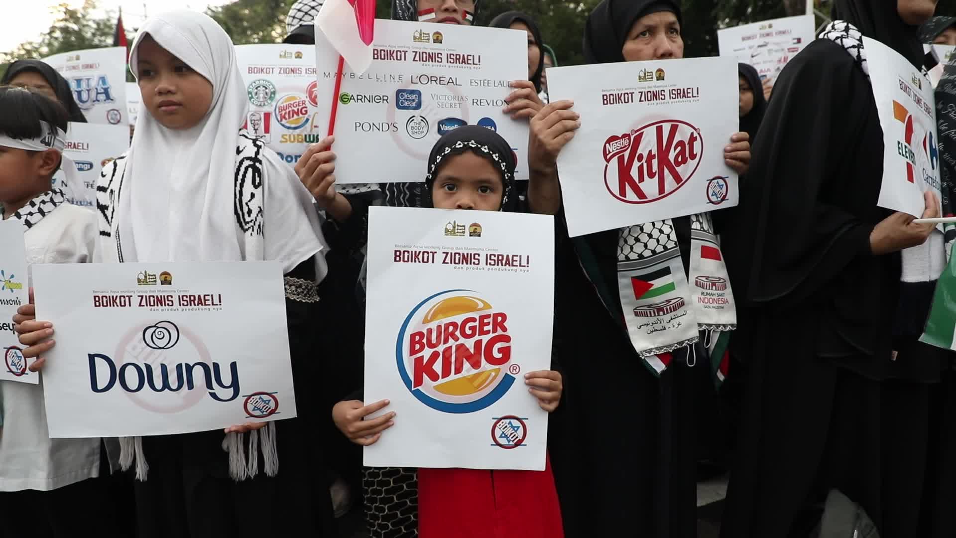 Demo For Palestine in Jakarta, Indonesia