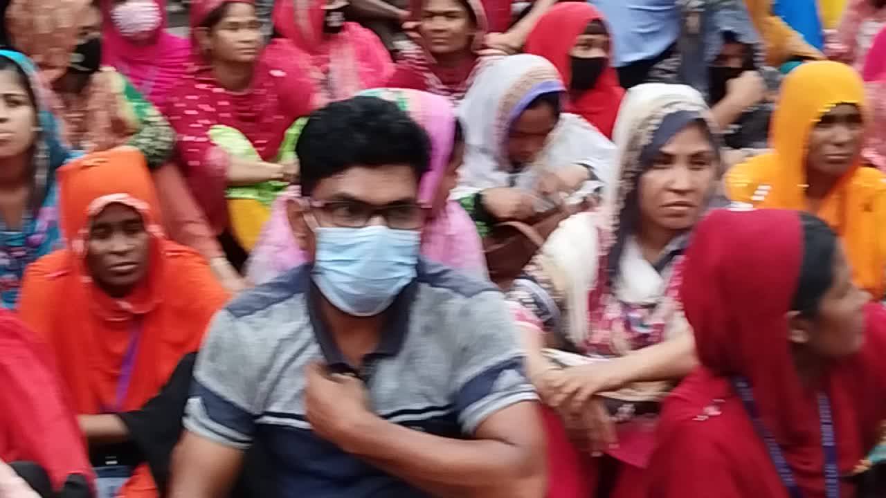 Garment workers protest in Bangladesh