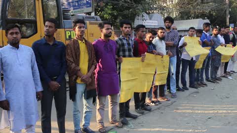 Protest Seeking Justice over university Student death in Dhaka 