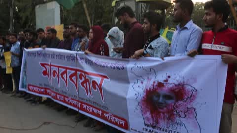 Protest Seeking Justice over university Student death in Dhaka 