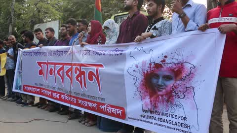 Protest Seeking Justice over university Student death in Dhaka 