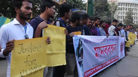 Protest Seeking Justice over university Student death in Dhaka 