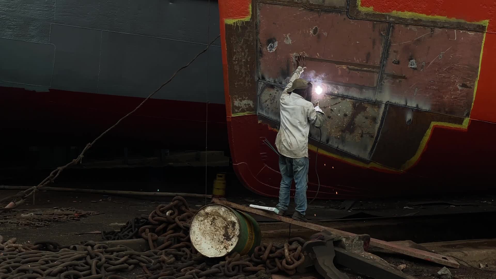 Dockyard in Dhaka