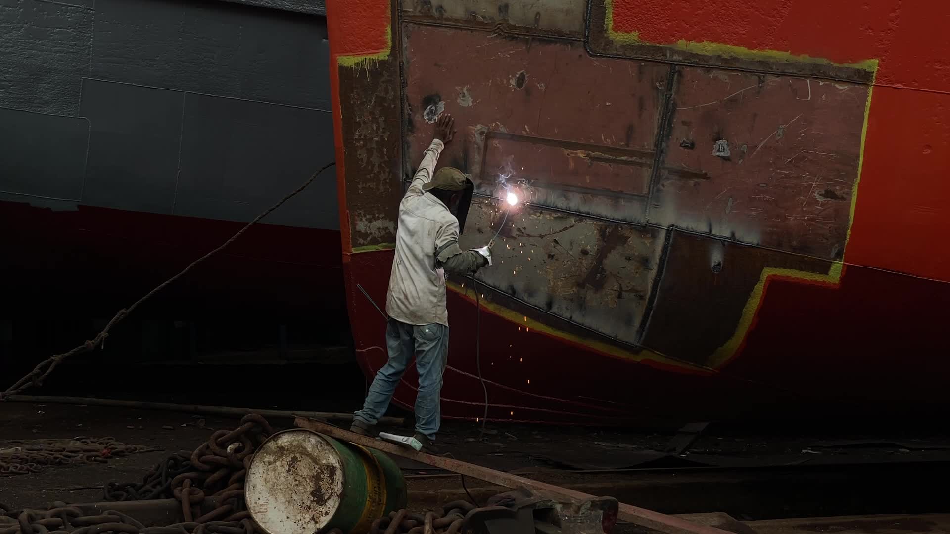 Dockyard in Dhaka