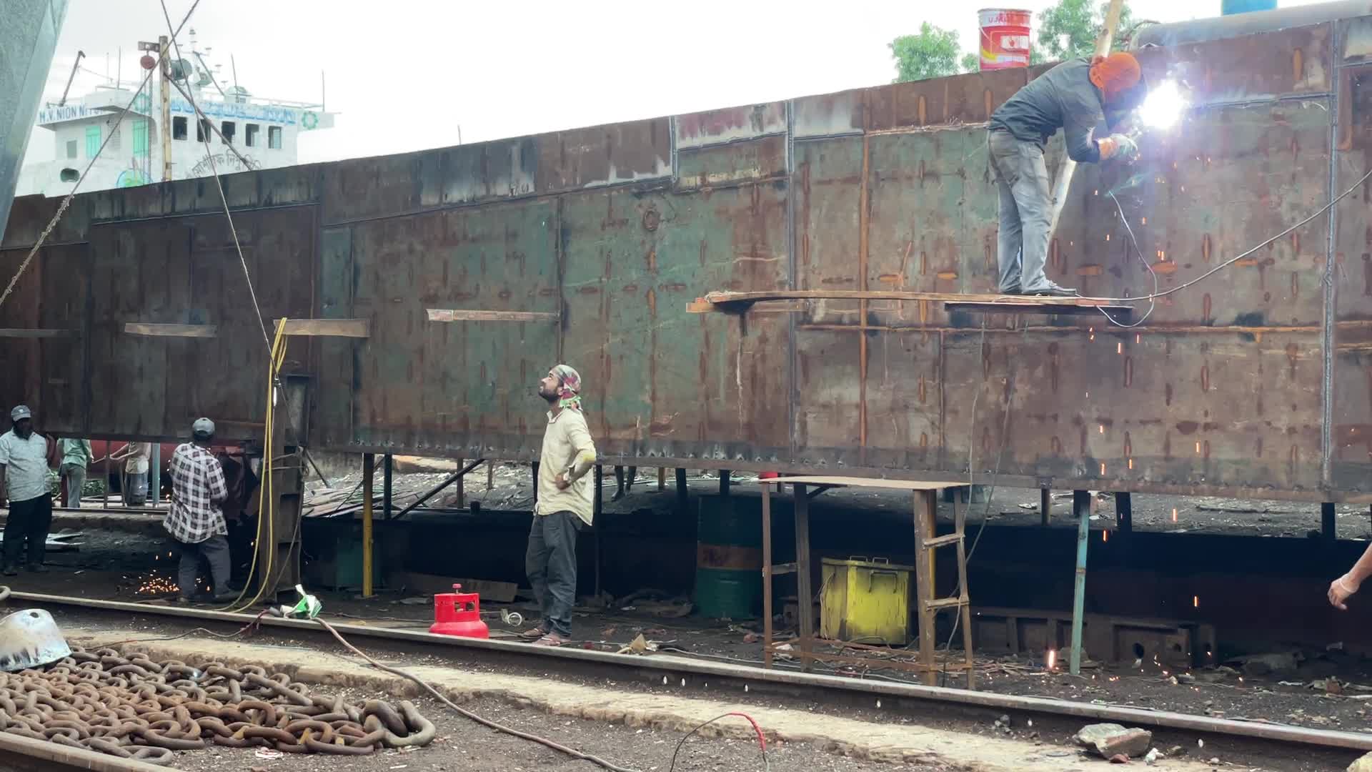 Dockyard in Dhaka