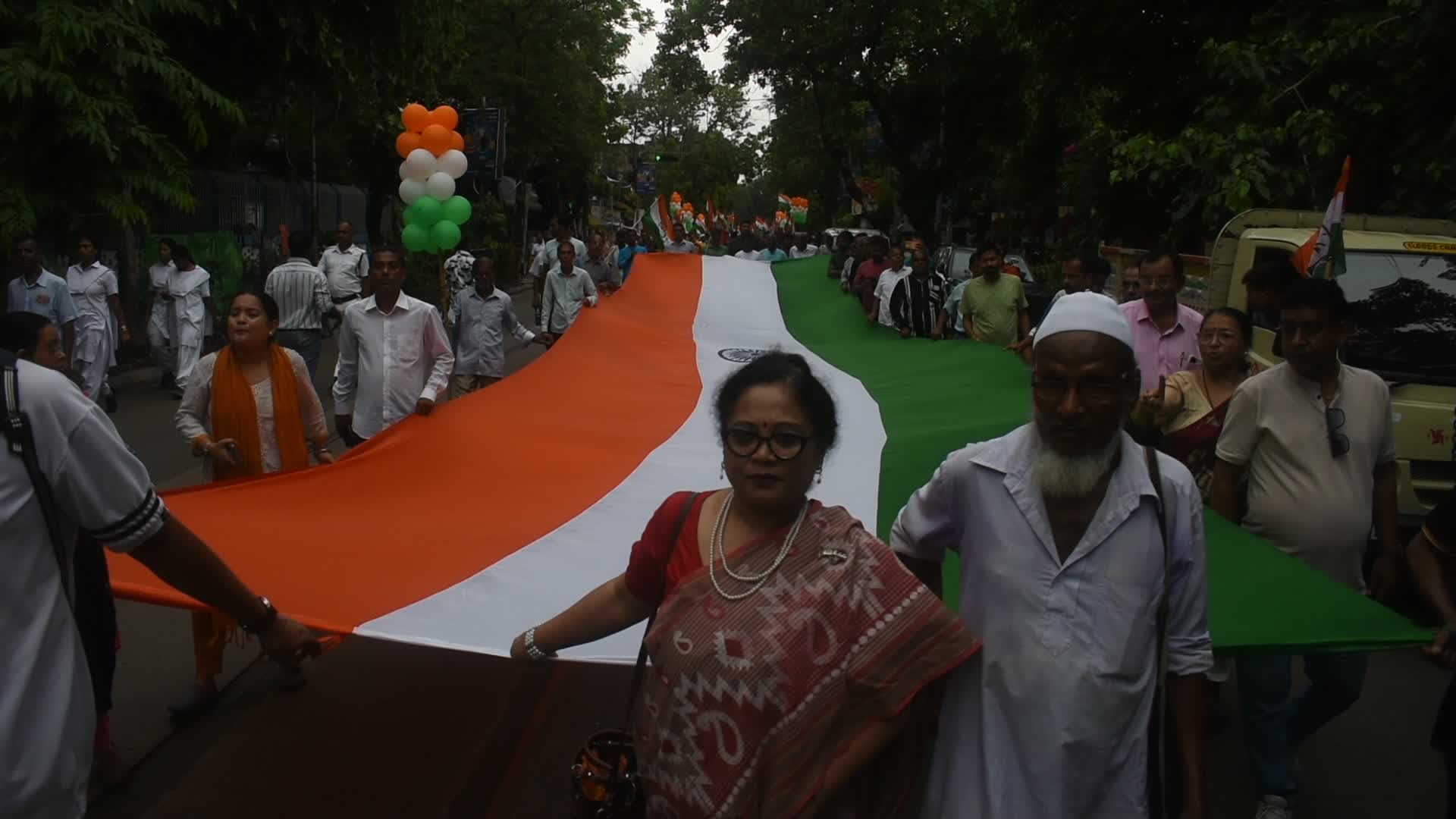 Rally by Indian national Congress to Honor Indian armed forces in Kolkata