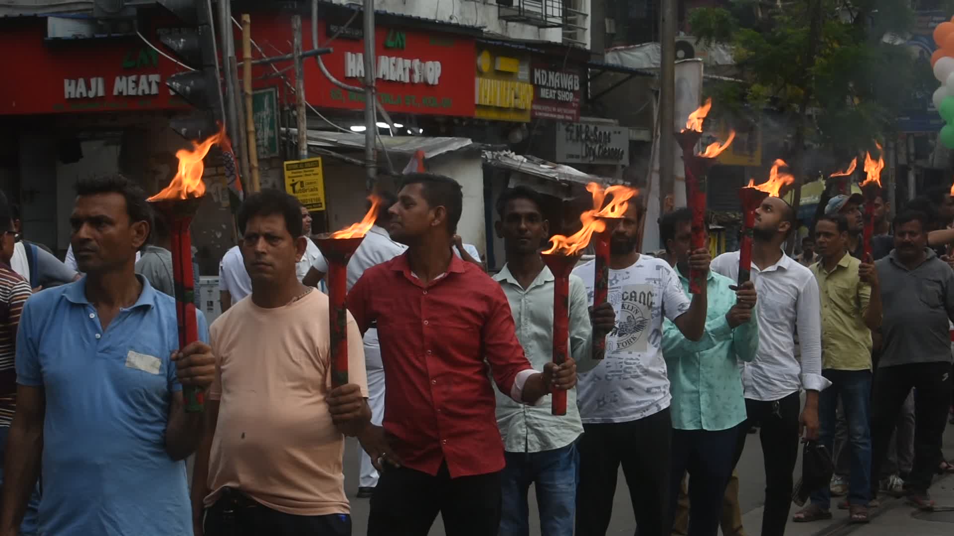 Rally by Indian national Congress to Honor Indian armed forces in Kolkata.