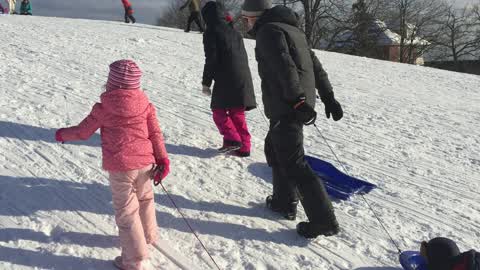 Winter fun in Toronto, Canada