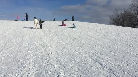 Winter fun in Toronto, Canada