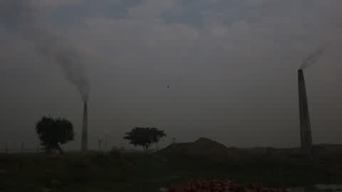  Brick Kilns cause Air pollution in Dhaka 