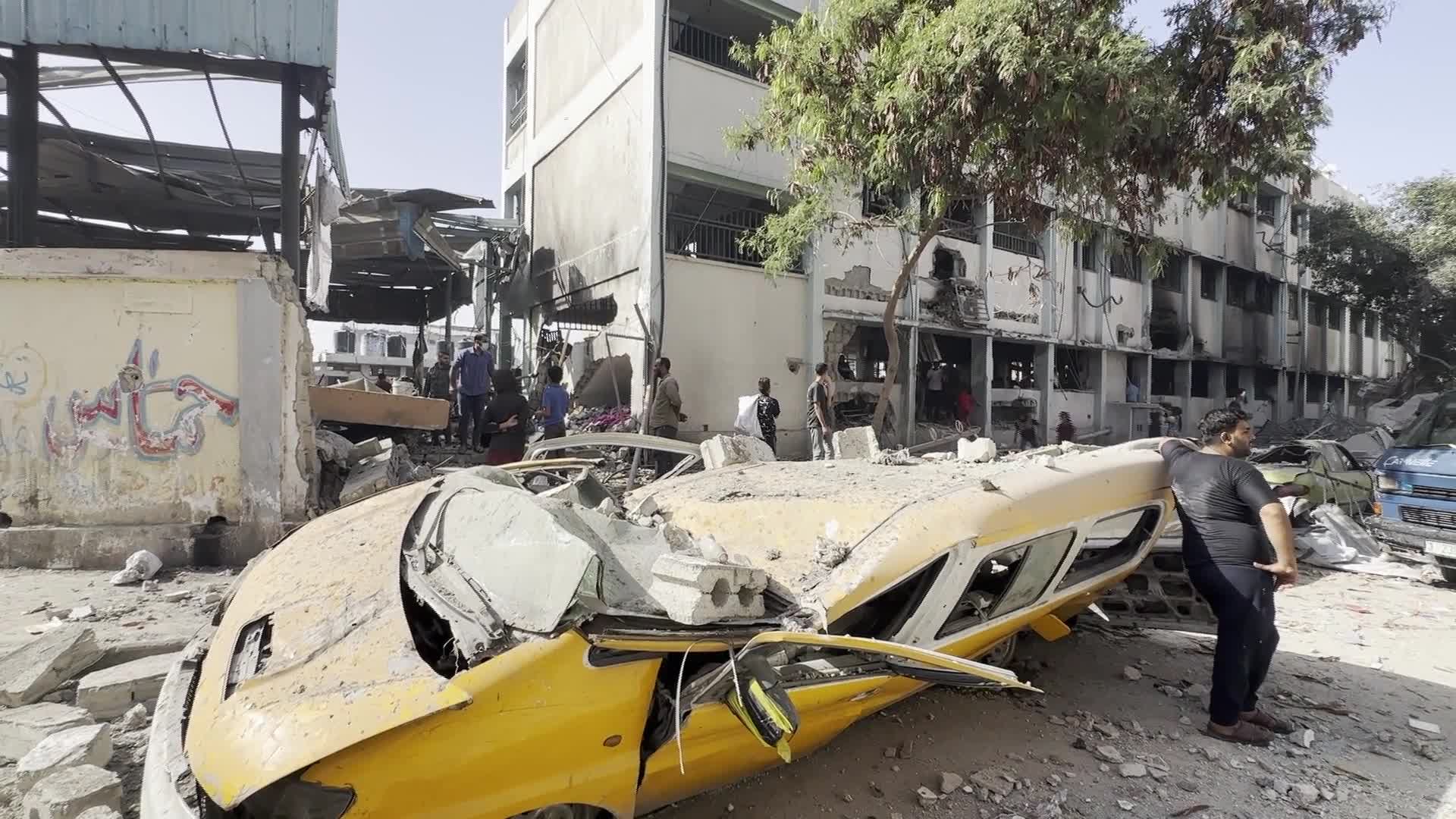 Aftermath Of Israeli Airstrike - 05/26/2025