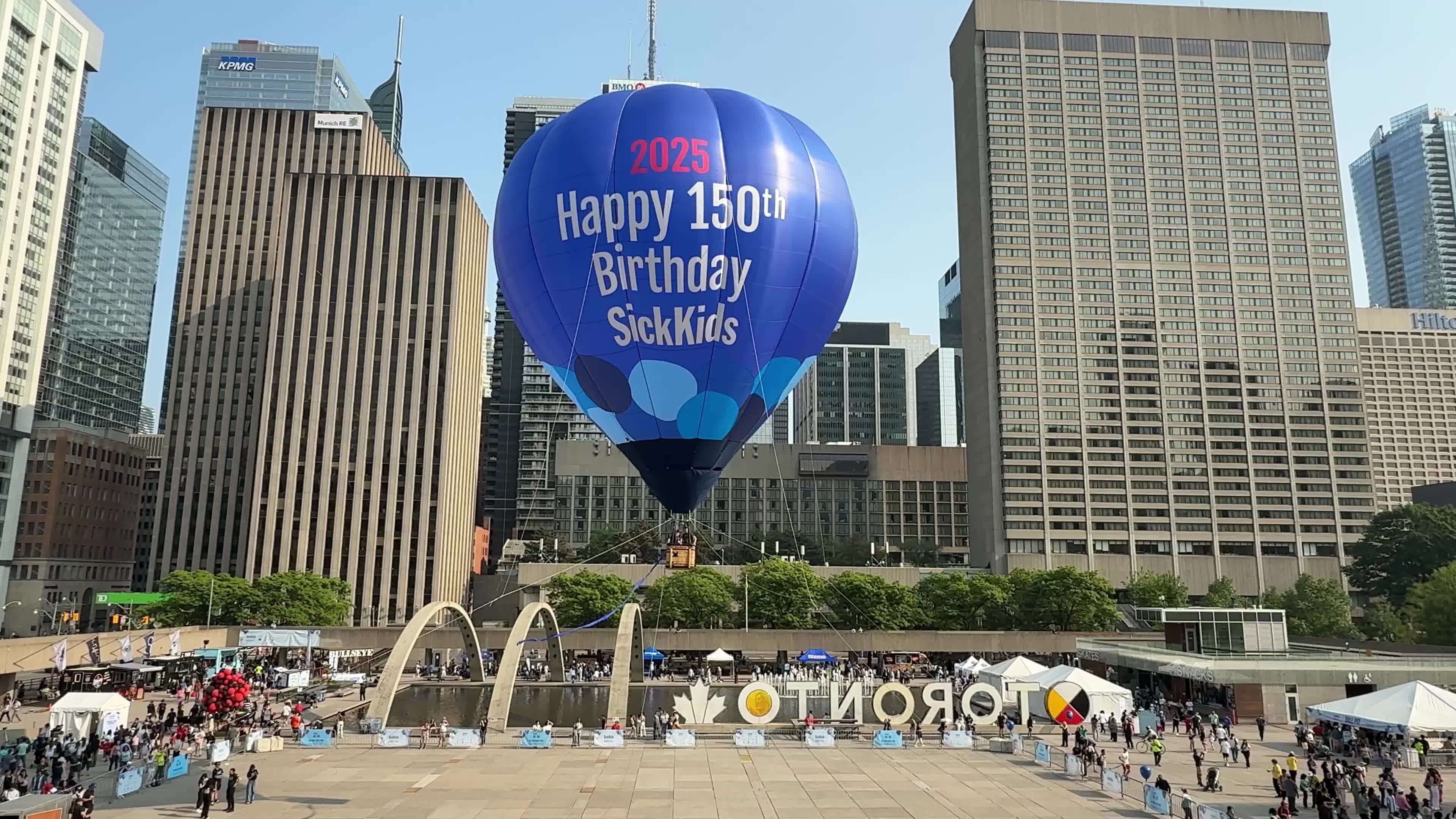 SickKids’ 150th birthday in Toronto, Canada