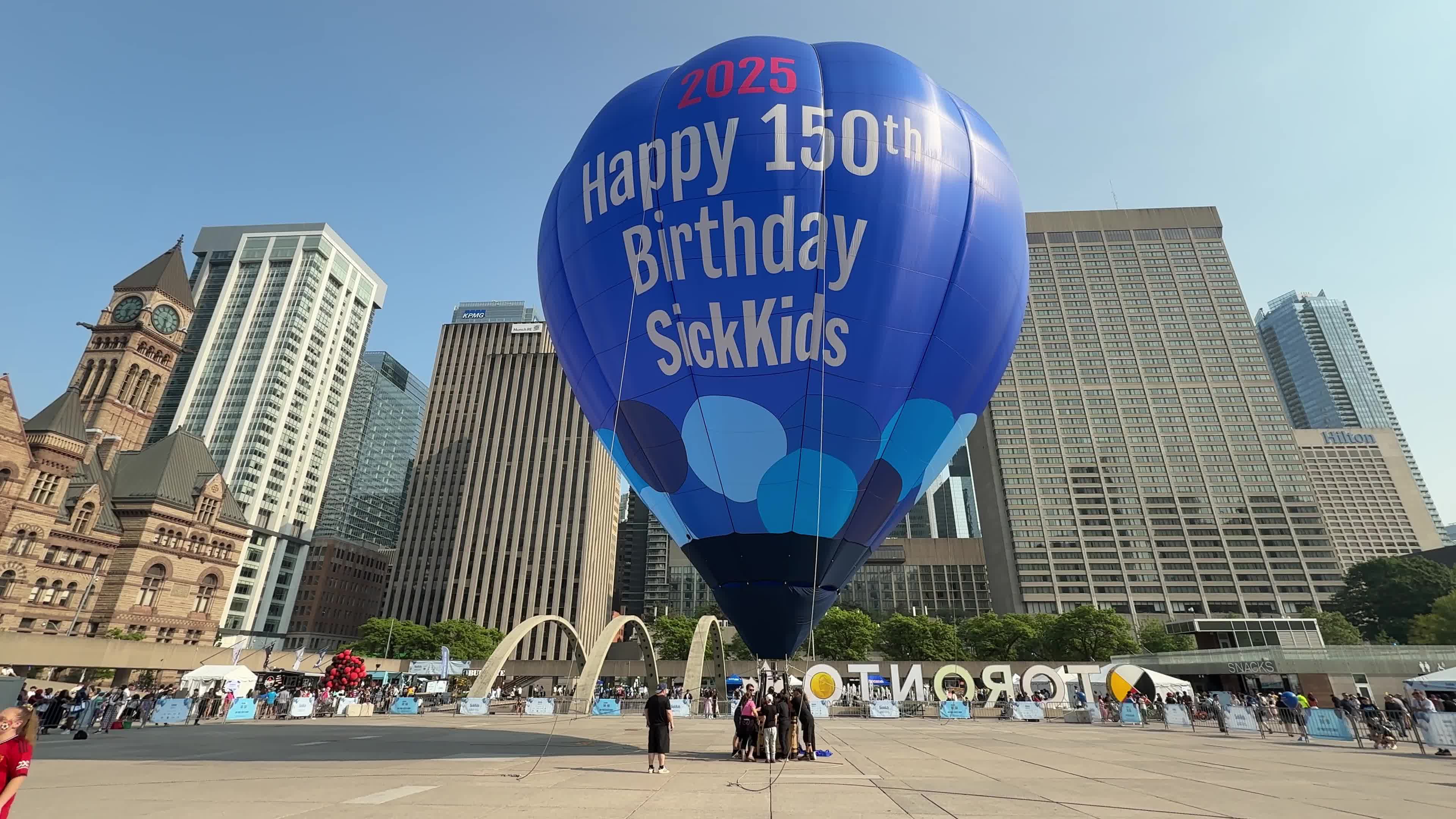 SickKids’ 150th birthday in Toronto, Canada