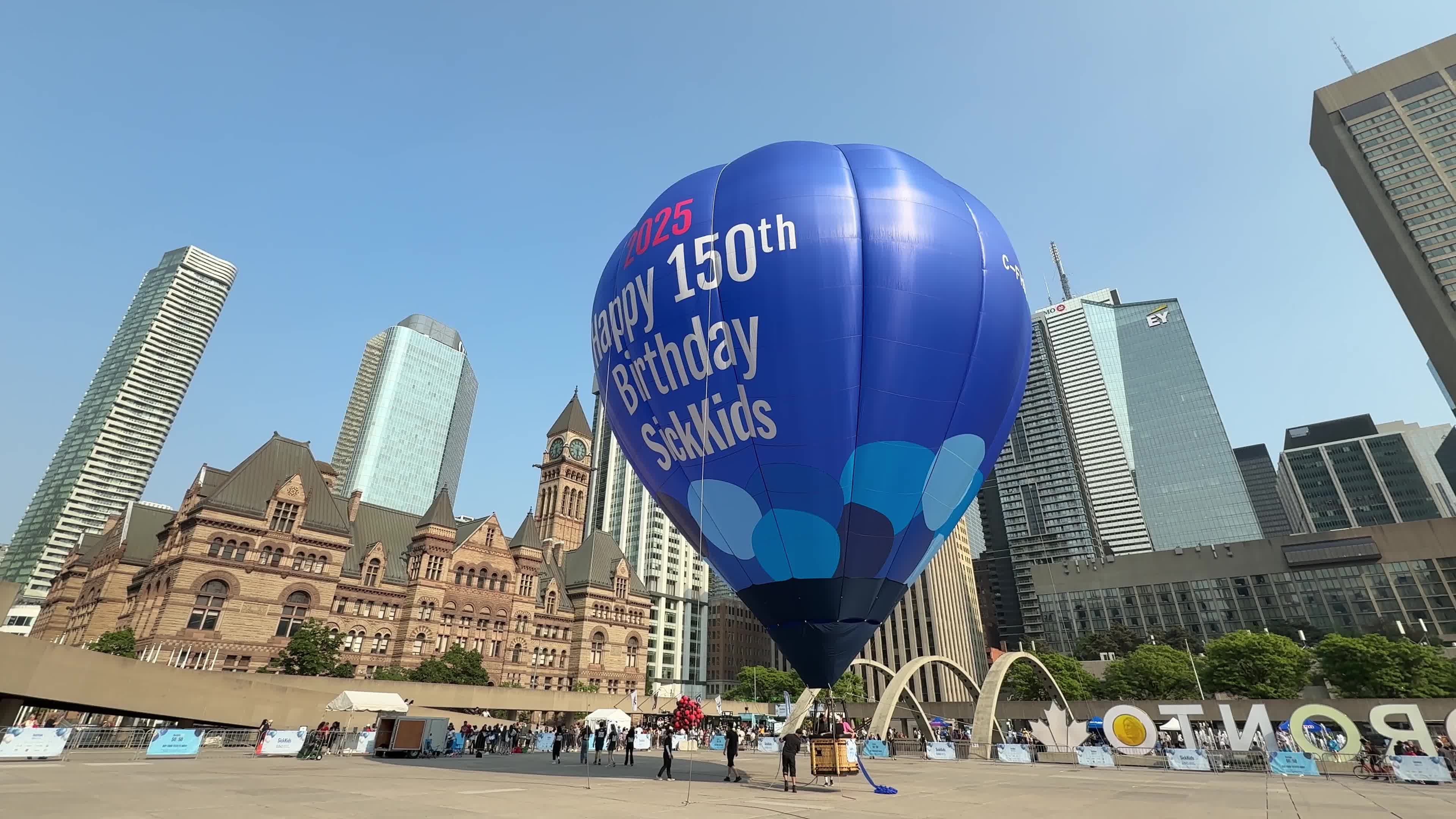 SickKids’ 150th birthday in Toronto, Canada