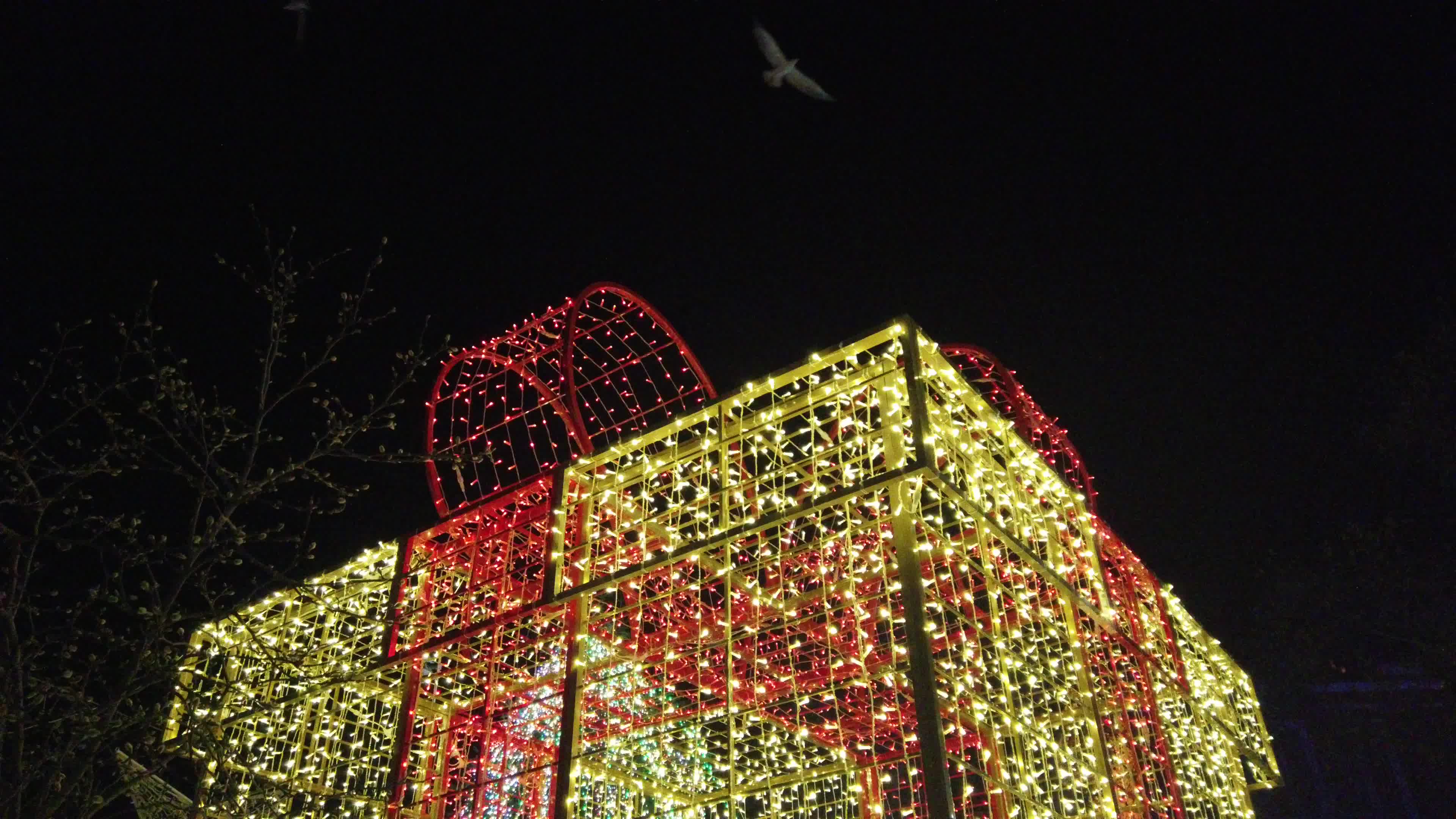 Christmas decoration in Varna, Bulgaria