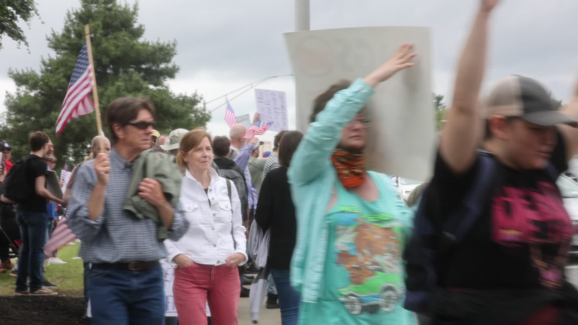 No Kings Albany New York Protest
