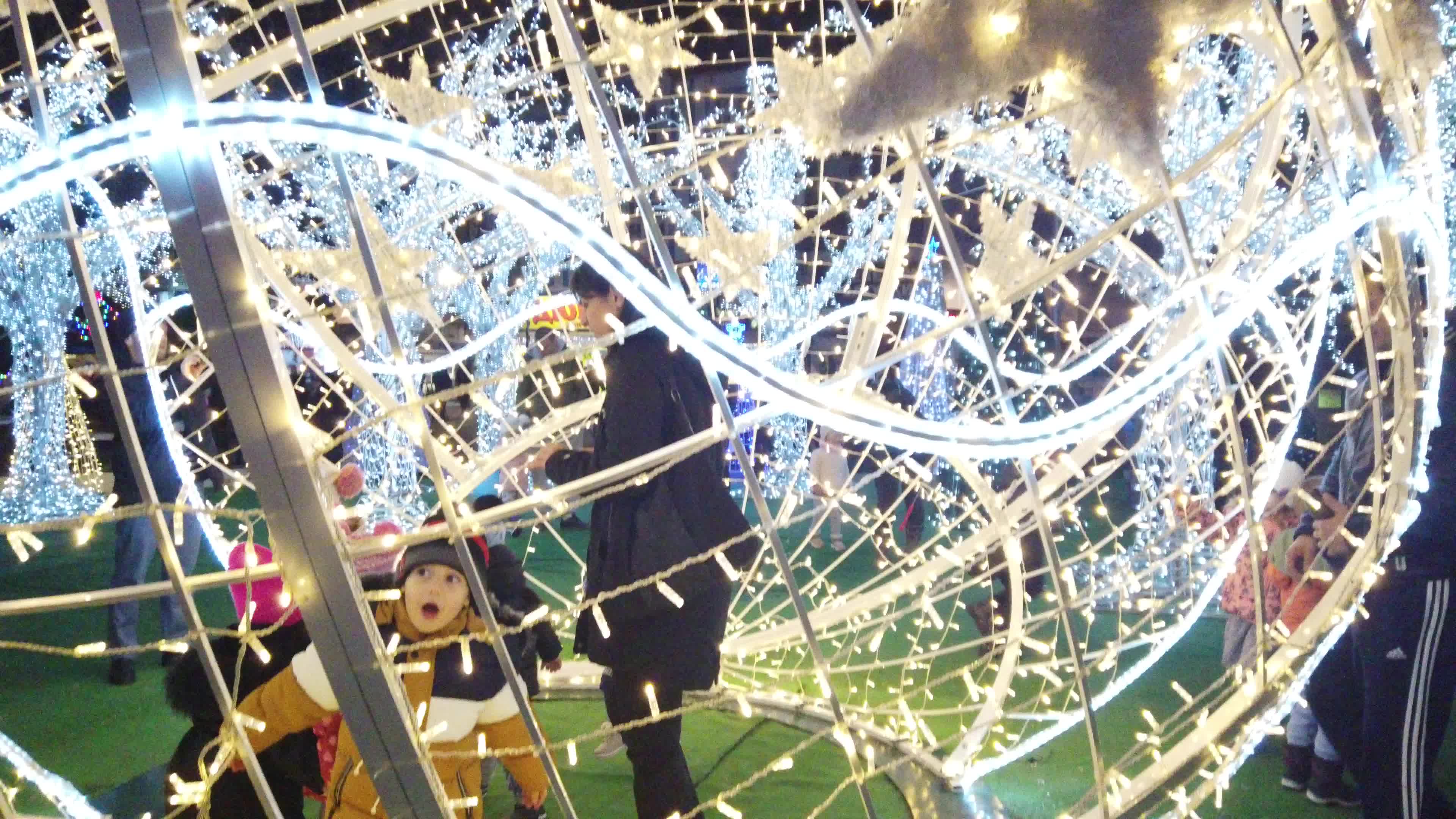 Christmas decoration in Varna, Bulgaria