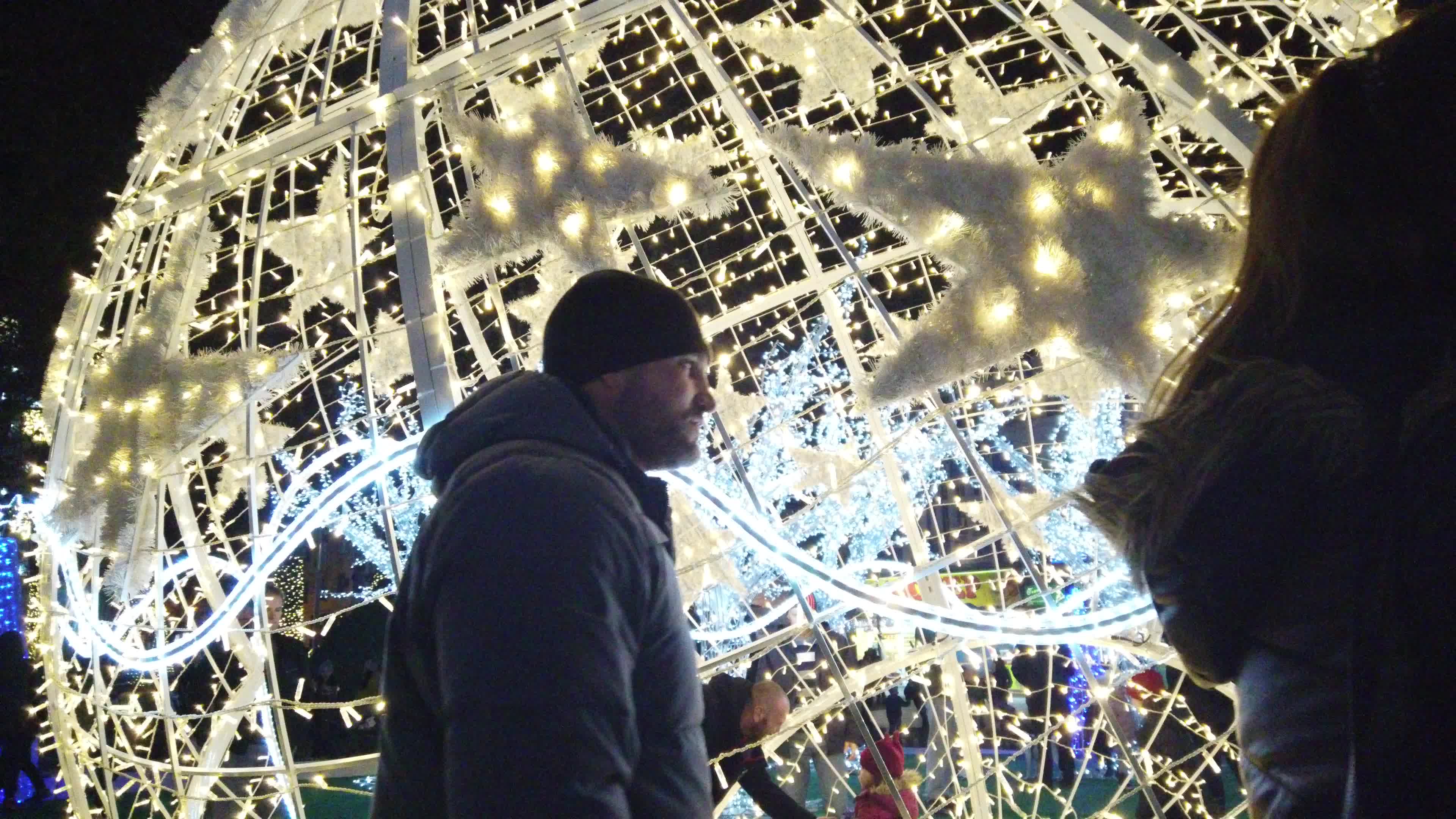 Christmas decoration in Varna, Bulgaria