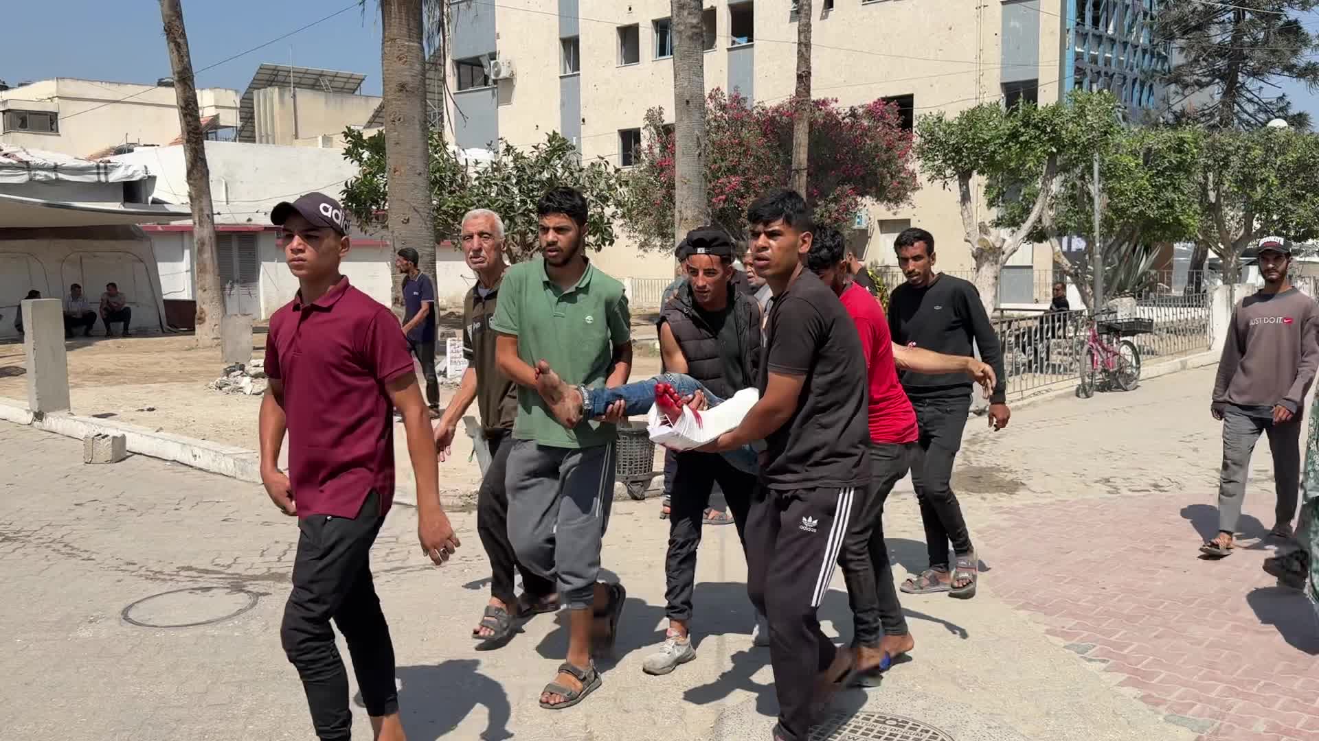 Palestinians Mourn Victims of Israeli Strike In Gaza, Palestine