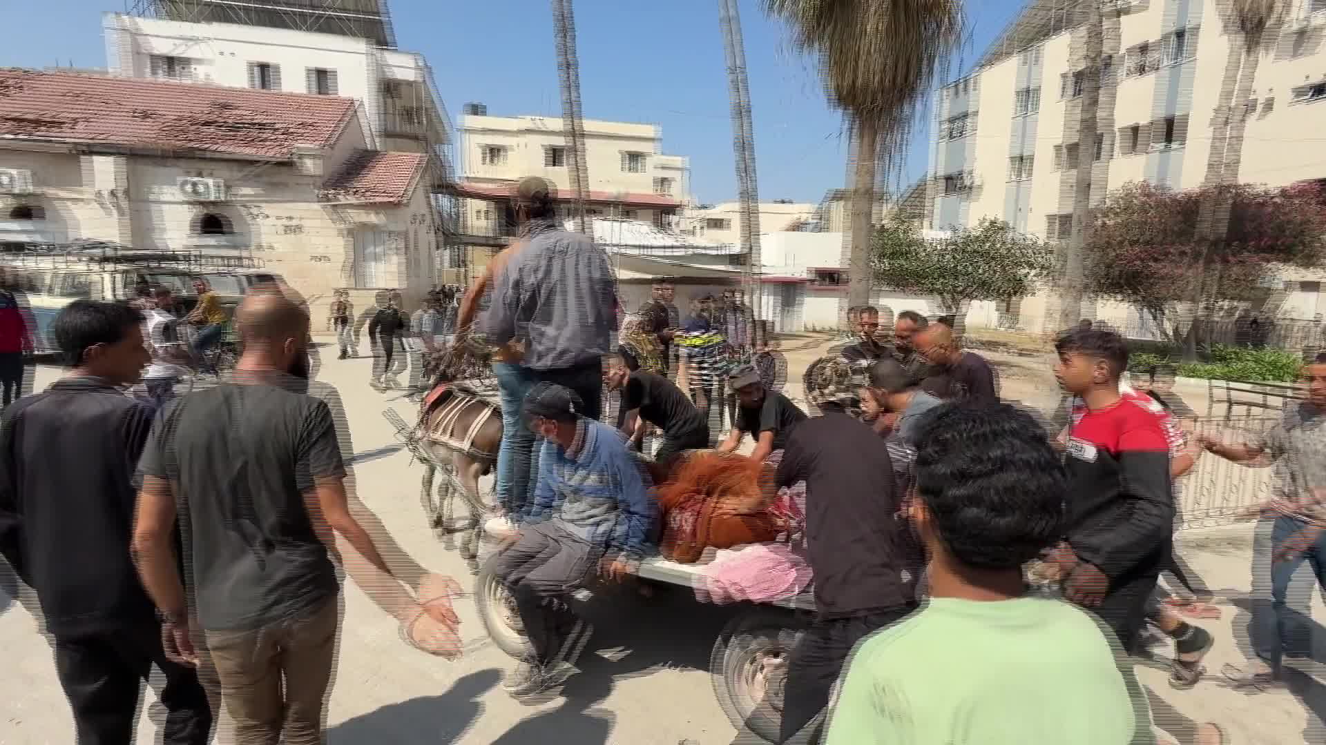 Funeral In Gaza For Victims Of Israeli Airstrike - 06/14/2025