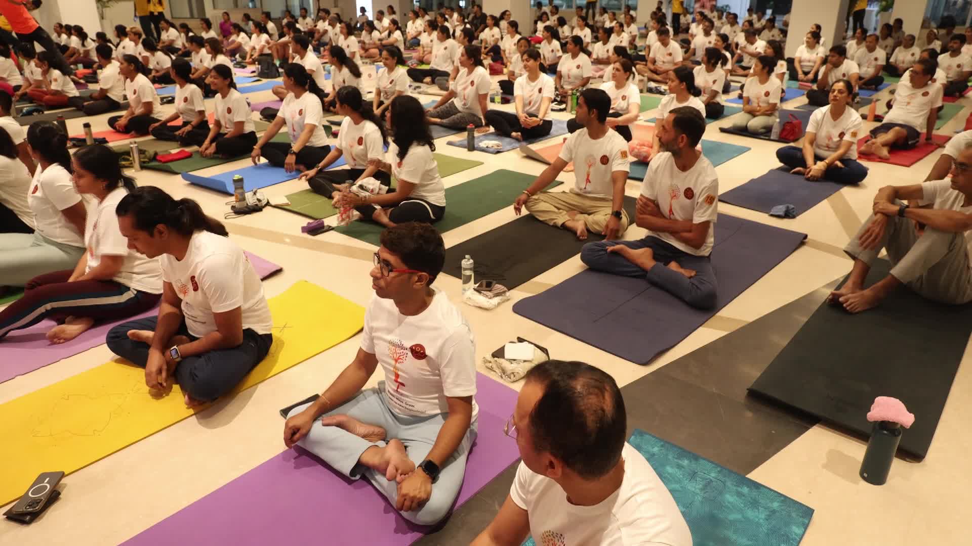 &#x22;Yogathon&#x22; ahead of 11th International Yoga Day In India, Kolkata - 06/15/2025