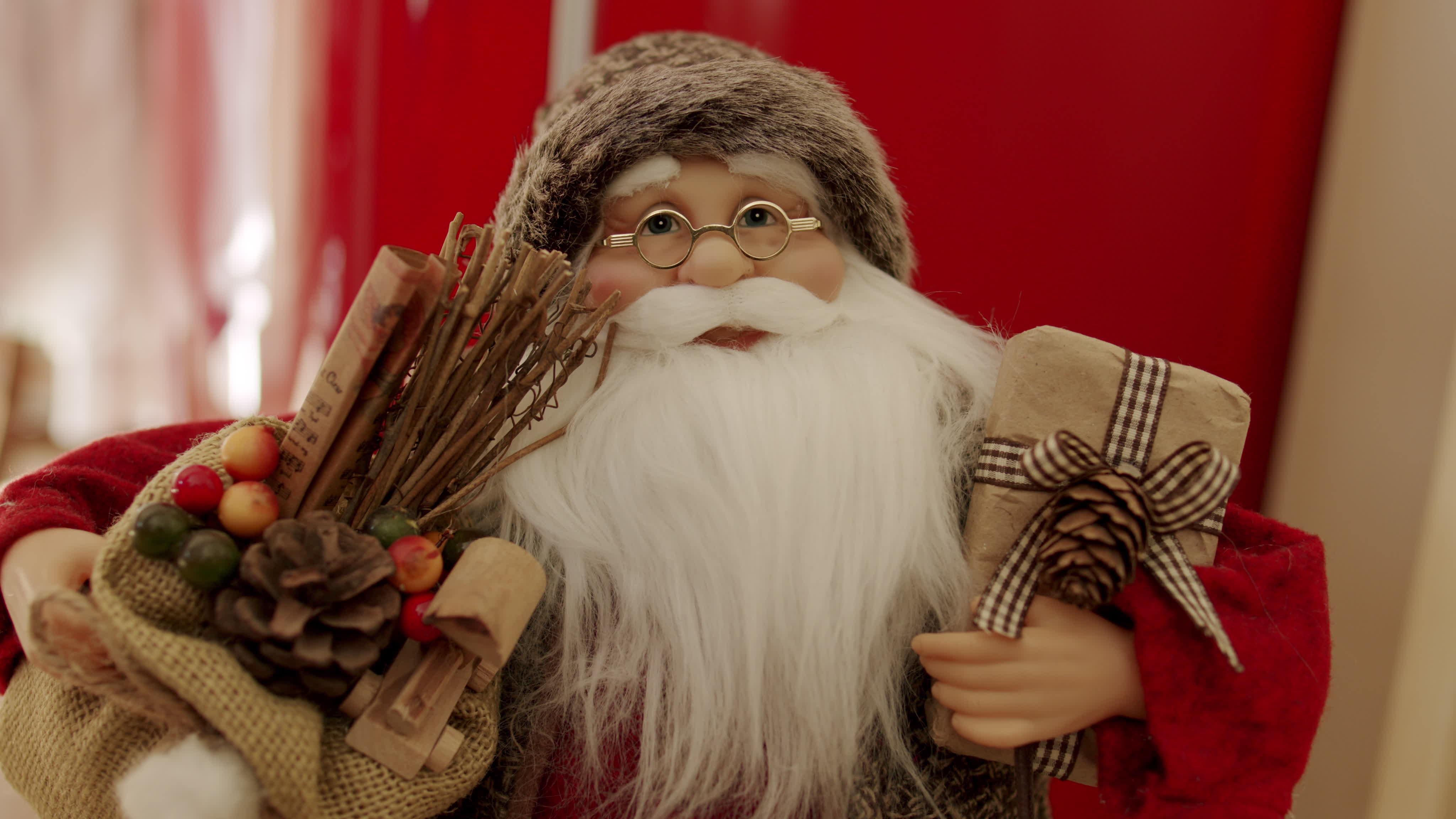 Santa Claus with Music and Movement with Sack Gifts