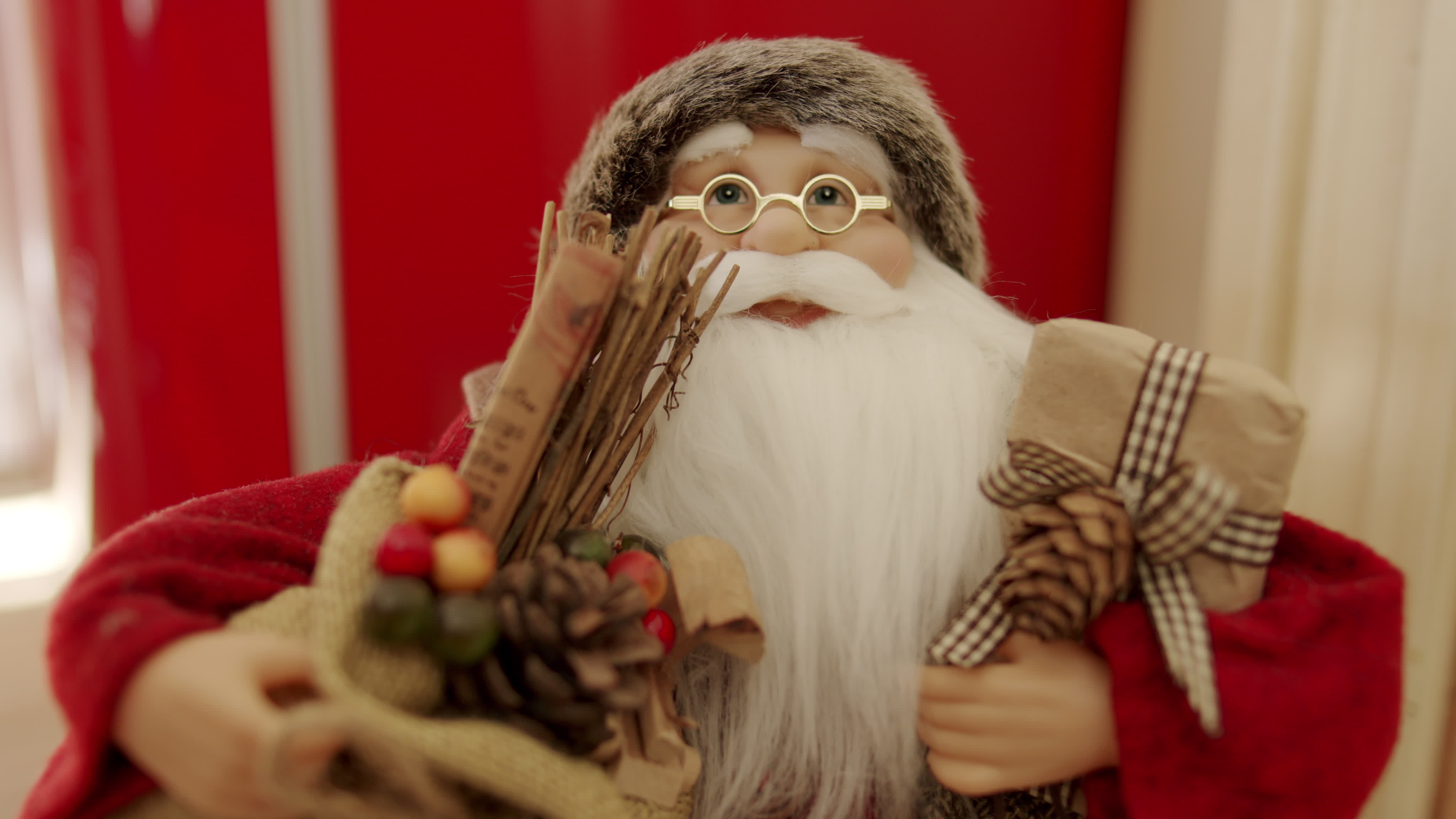 Santa Claus with Music and Movement with Sack Gifts