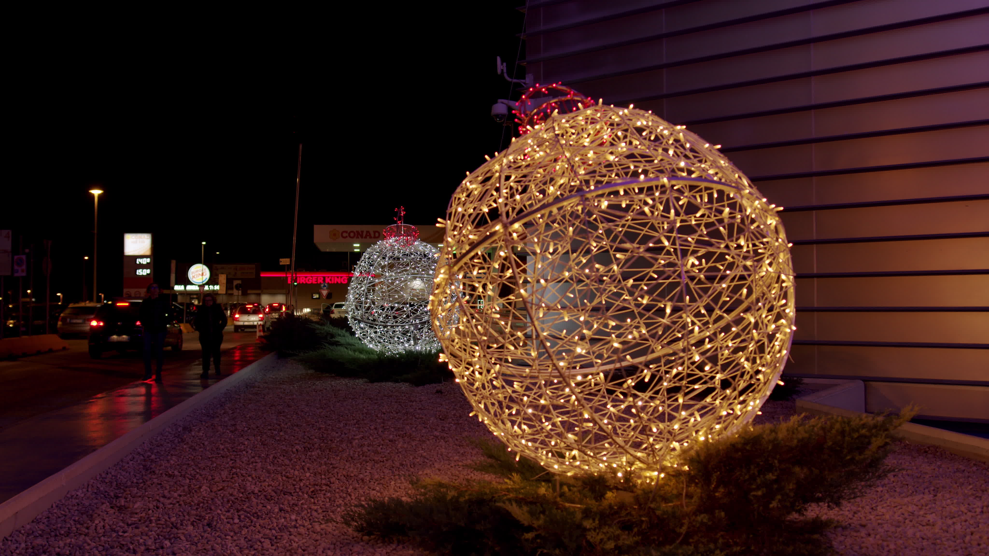 Christmas Lights In L'Aquila