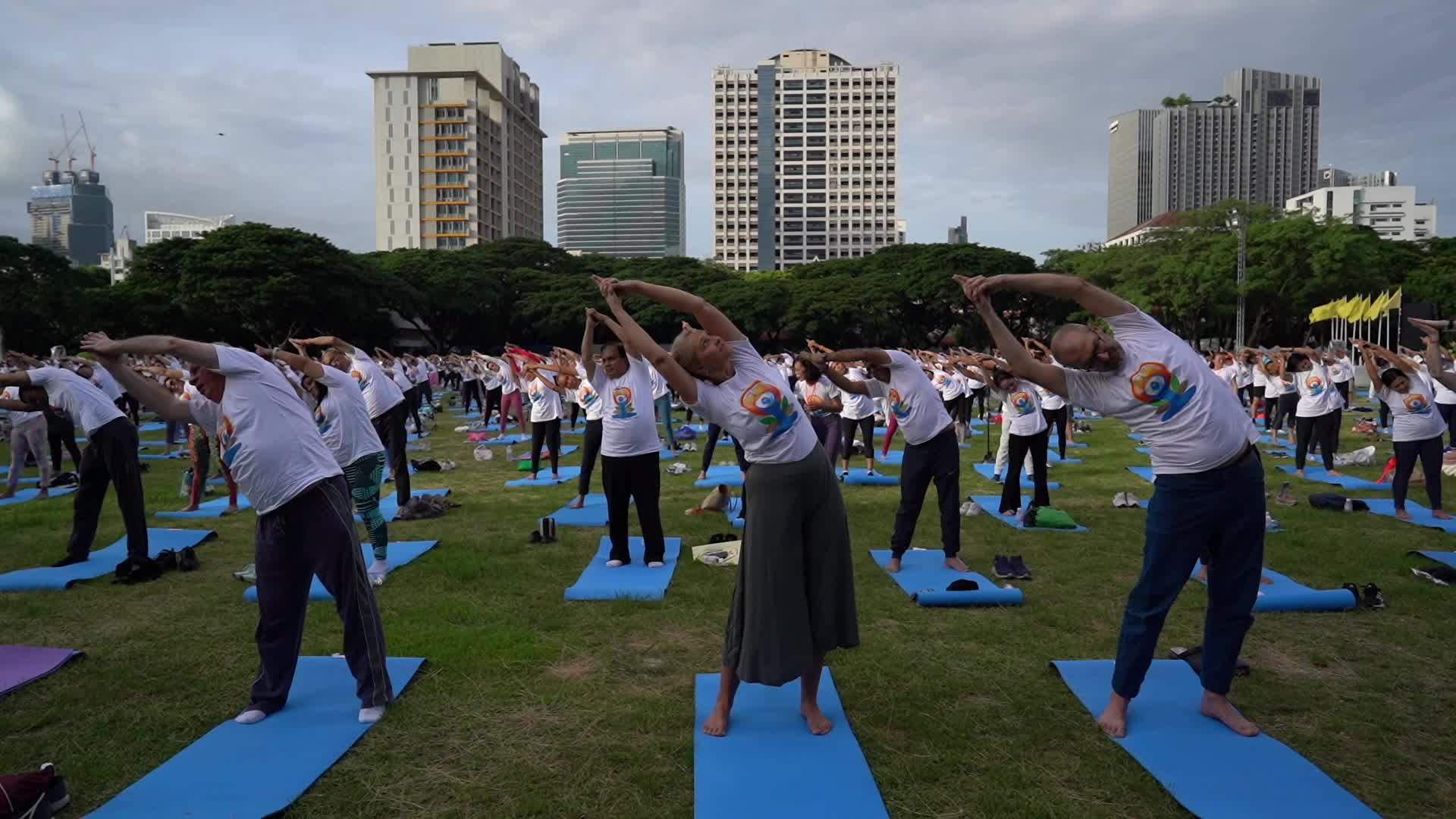International Day of Yoga In Bangkok.