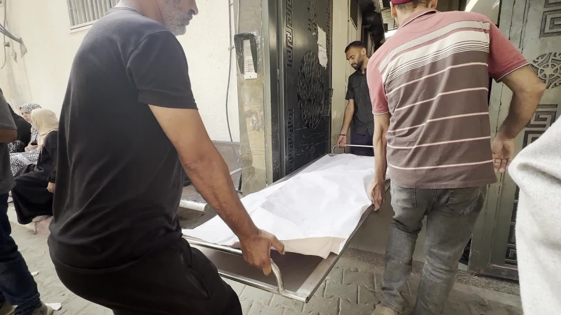 Funeral for Victims of Israeli Strikes in Gaza City