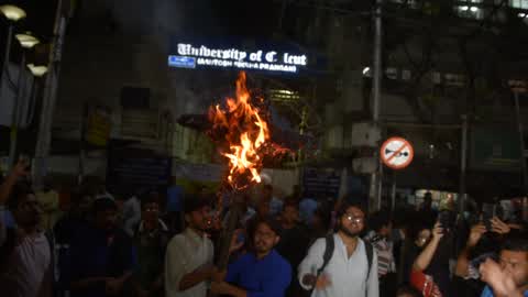 Student Protest In Kolkata