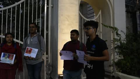 Anti NRC protest in Kolkata.