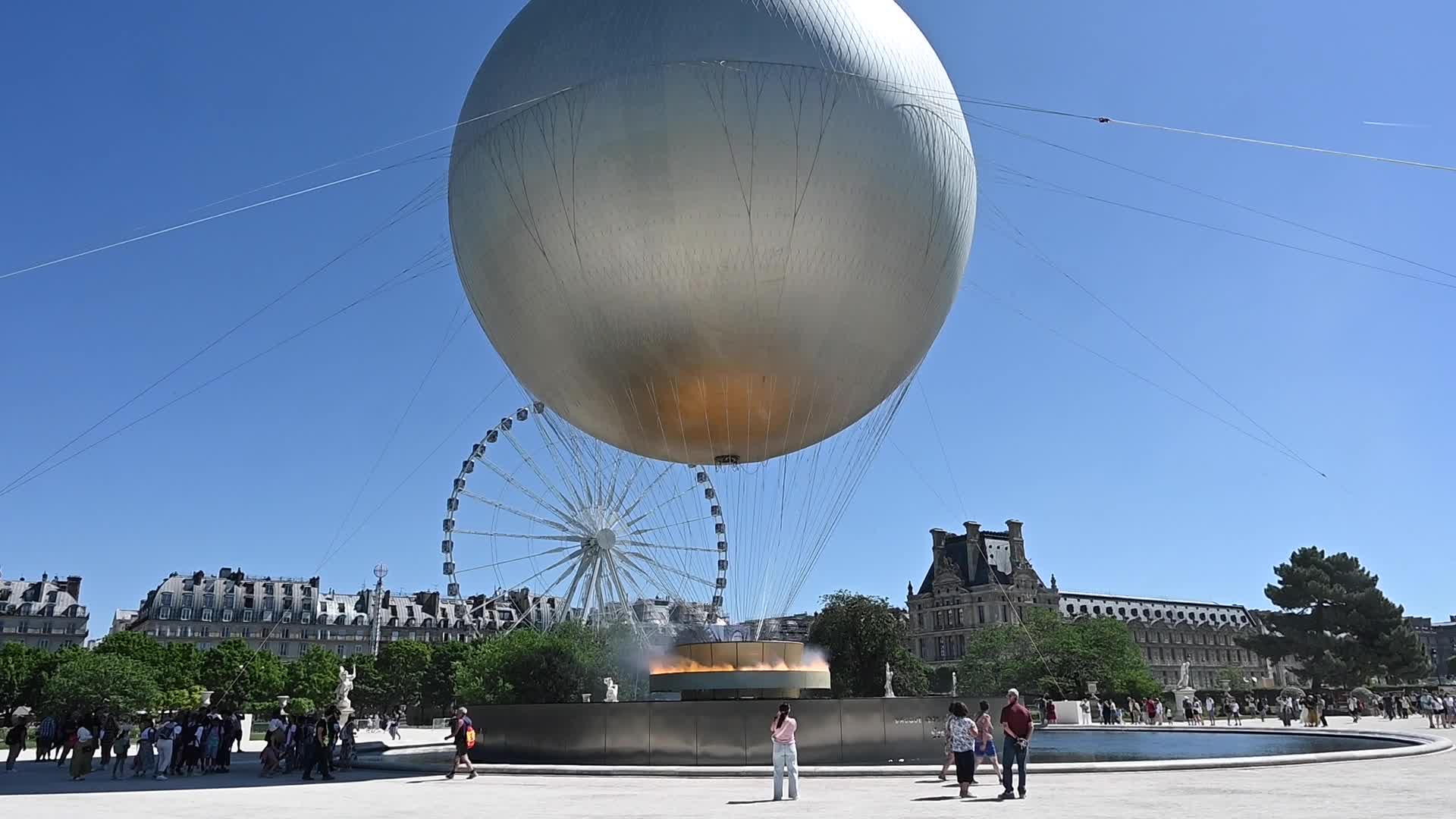 Paris 2024 Olympic cauldron
