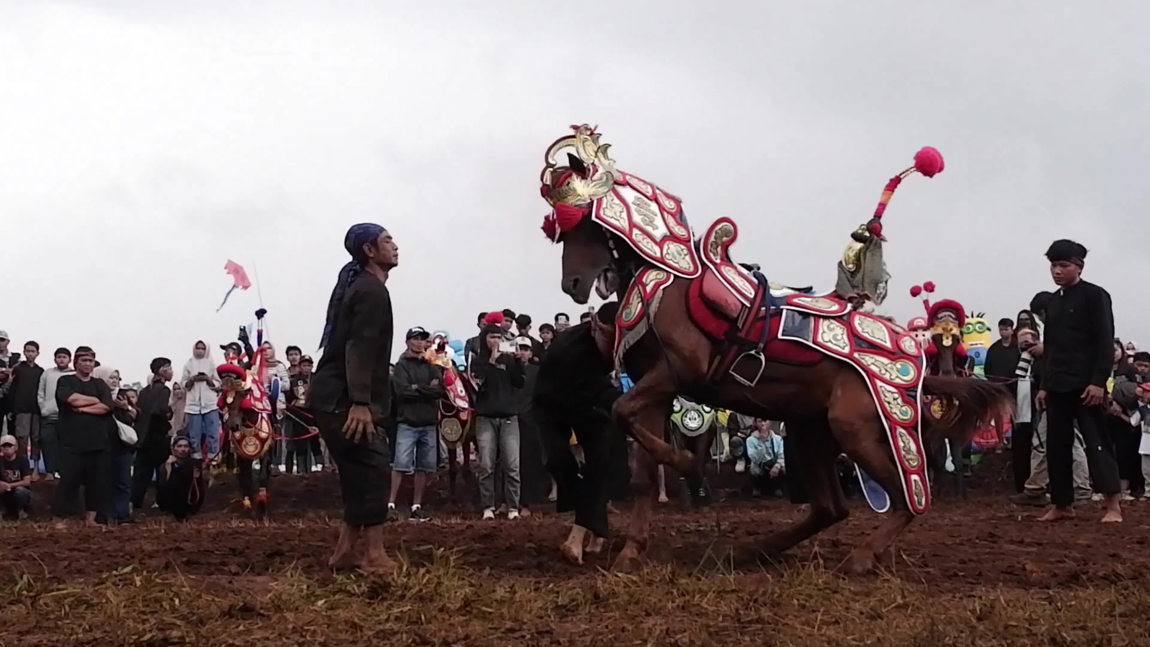 Artists Performs Horse Martial Arts Performance In Sumedang
