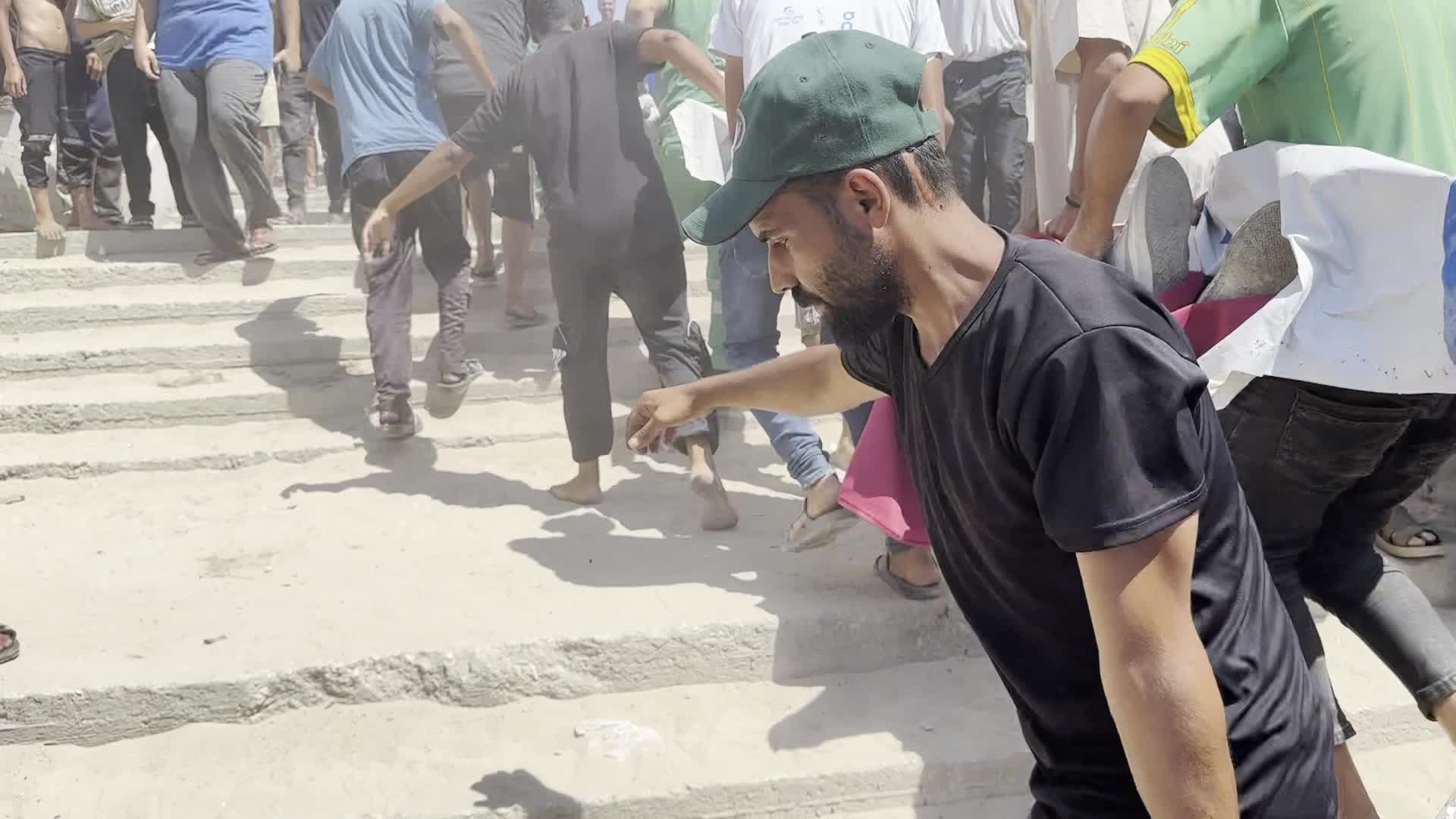 Aftermath of Israeli Airstrike In Gaza, Palestine