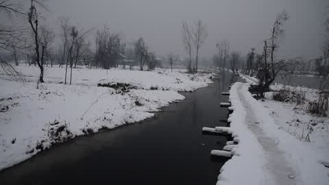 Heavy Snowfall in Kashmir