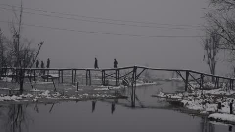 Heavy Snowfall in Kashmir