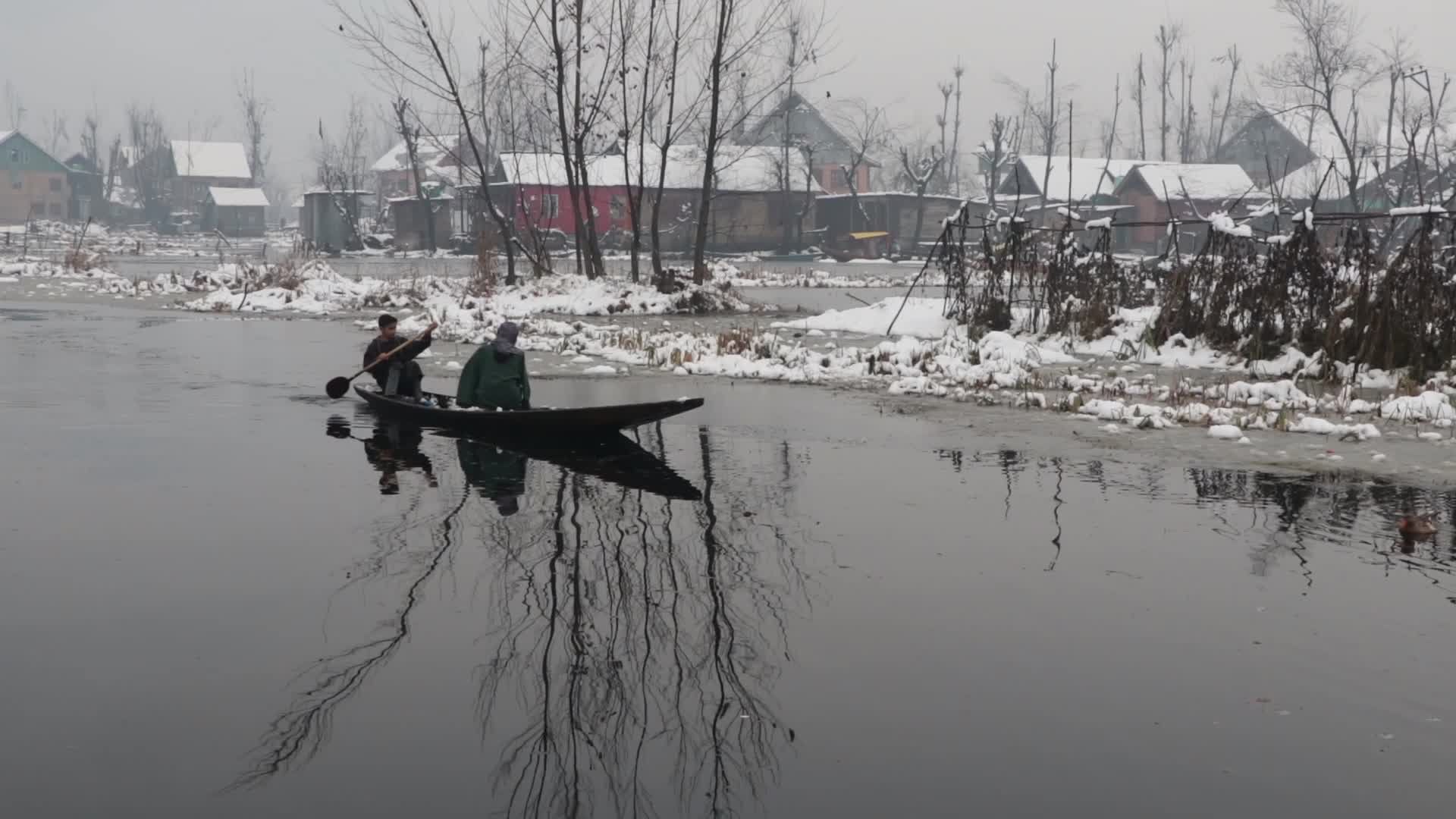Kashmir Receives Fresh Snowfall