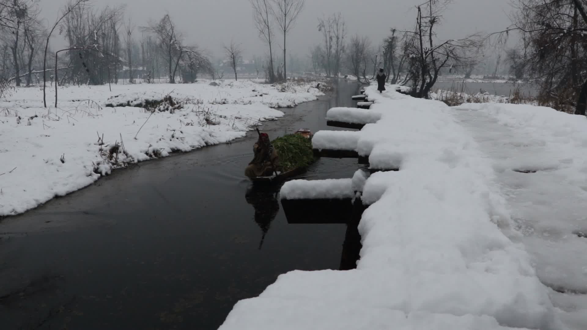 Kashmir Receives Fresh Snowfall