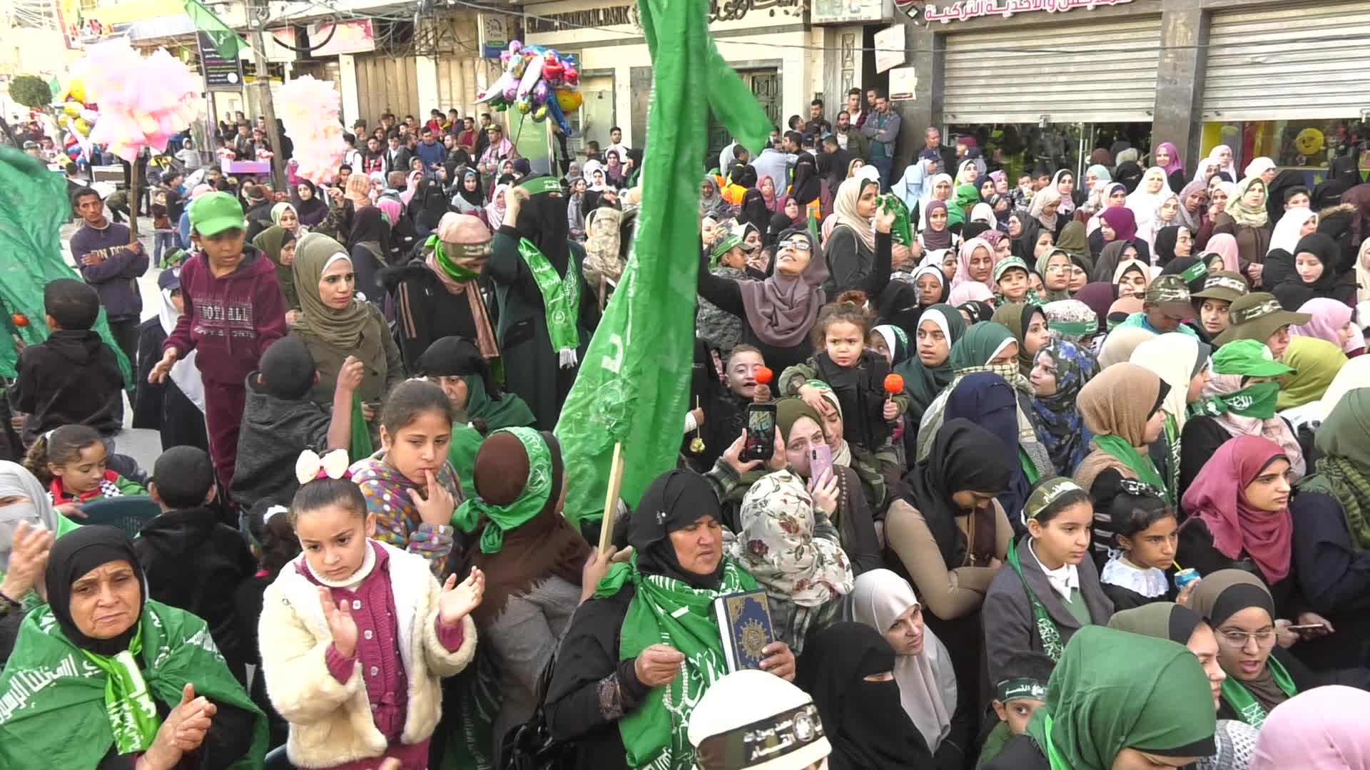 Hamas celebrates its 32nd anniversary in Gaza