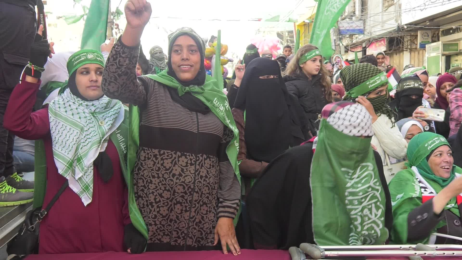 Hamas celebrates its 32nd anniversary in Gaza
