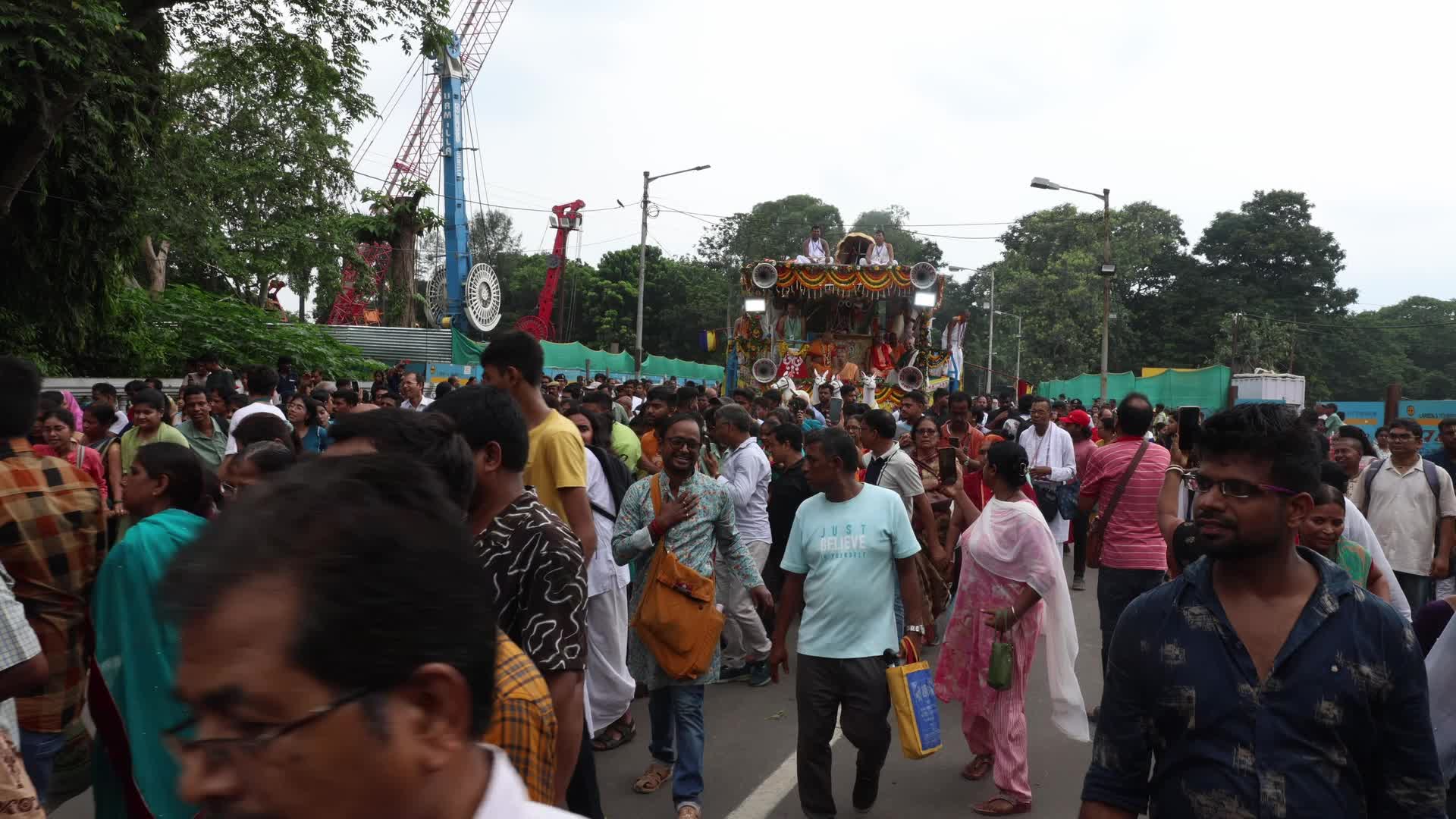 Last Day Of The Rath Yatra Festival In India, Kolkata