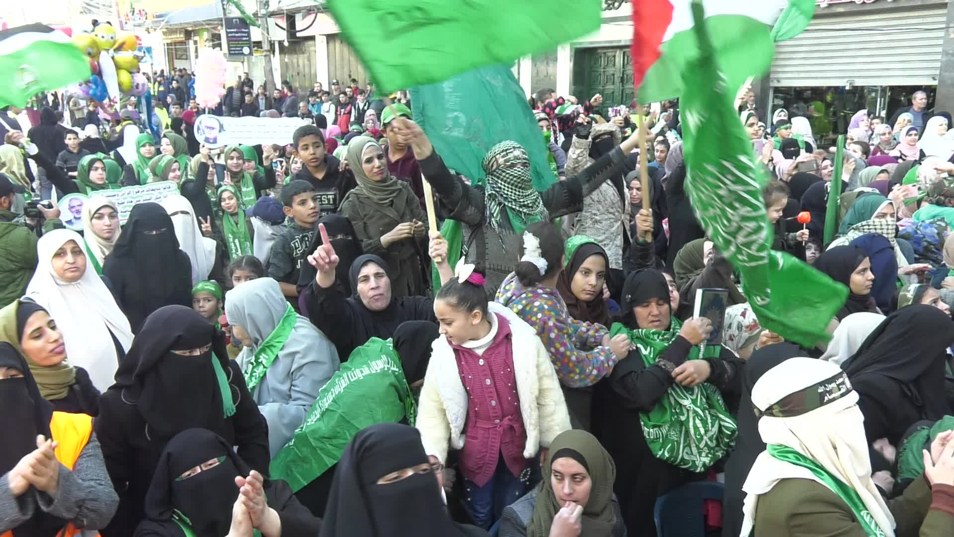 Hamas celebrates its 32nd anniversary in Gaza