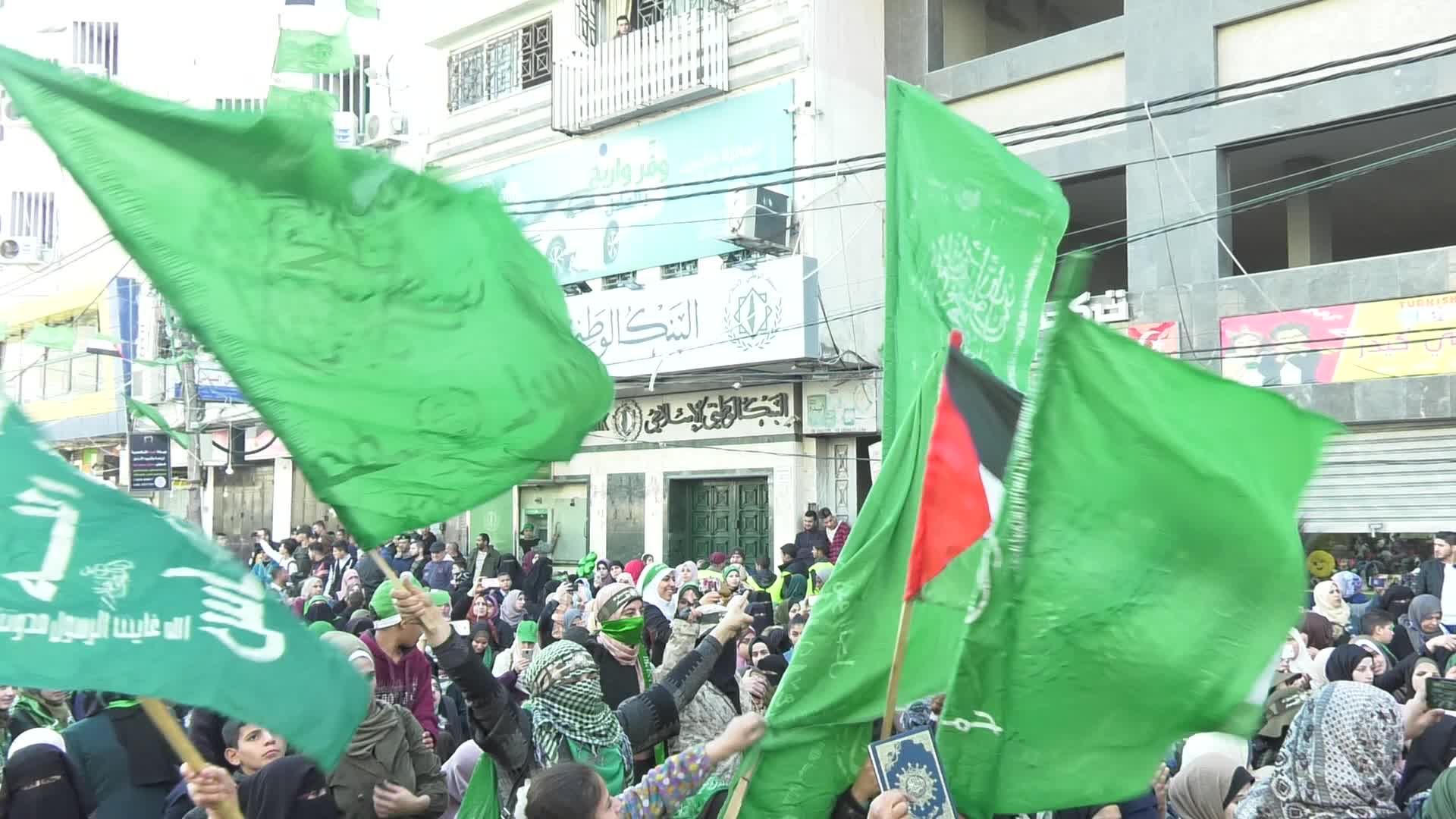 Hamas celebrates its 32nd anniversary in Gaza