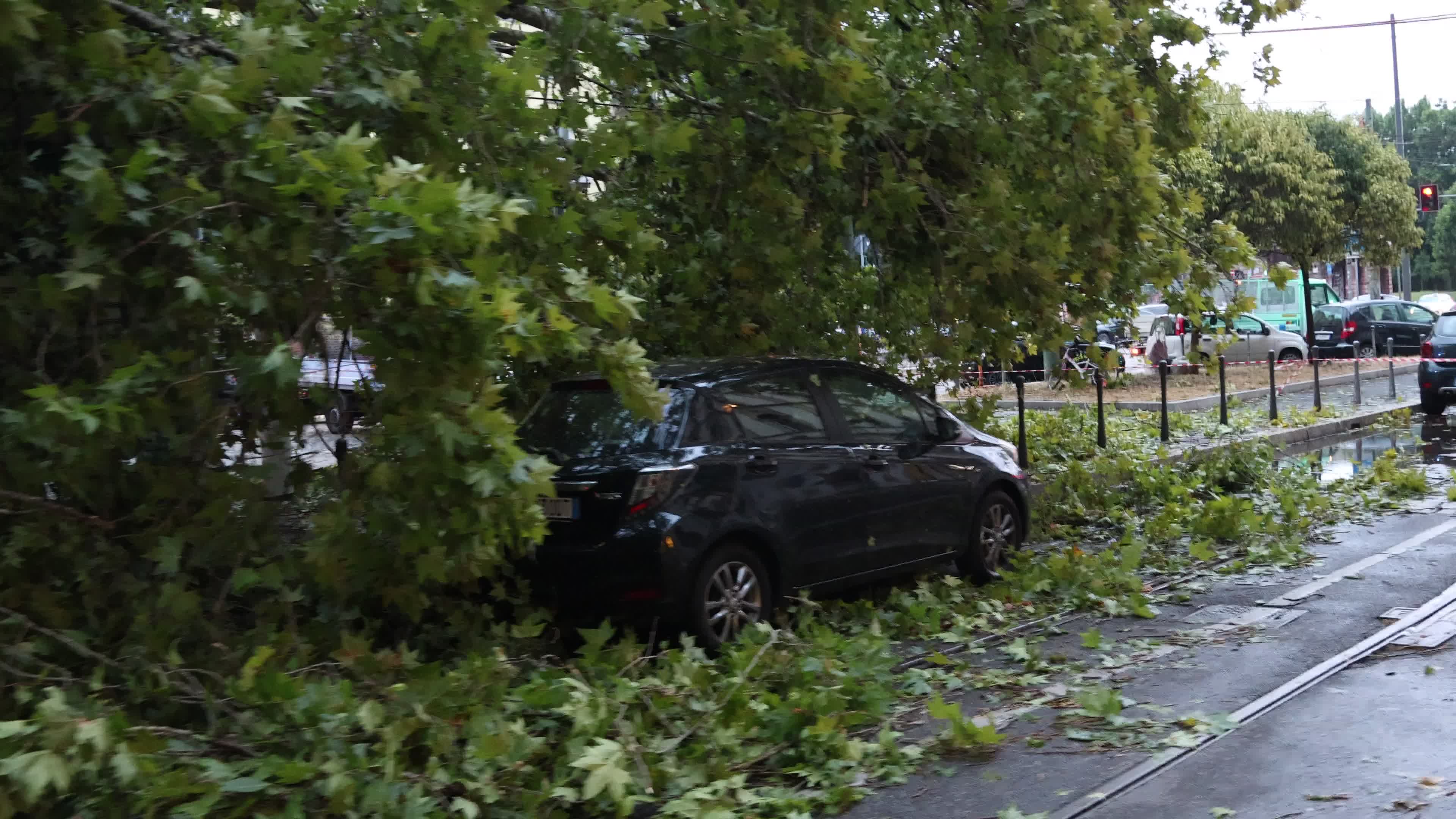 Storm Damage In Milan